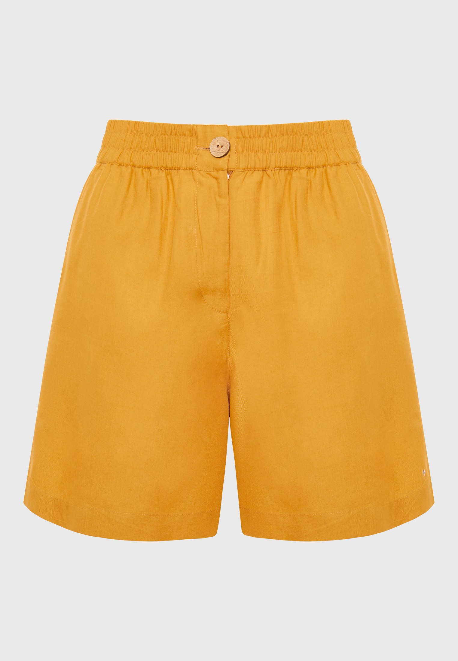 Γυναικείο σορτς από lyocell με ελαστική μέση φωτογραφία