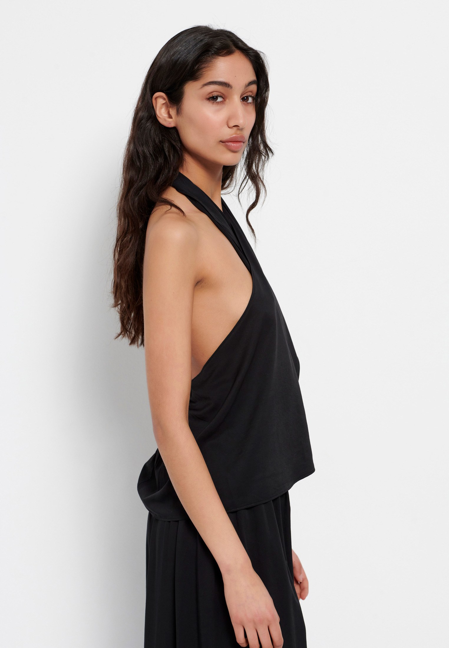 Halter neck top από βισκόζη