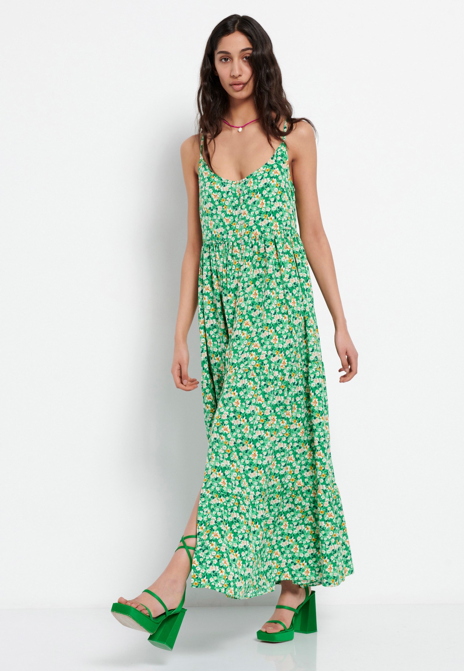 Women's Dresses Funky Buddha Green