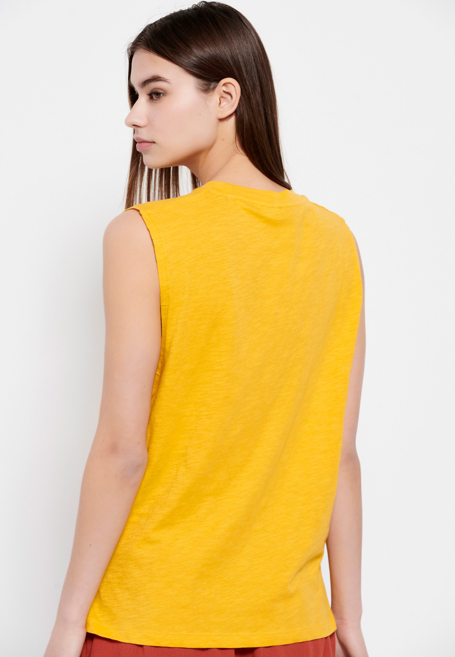 Women's T-Shirts Funky Buddha Yellow