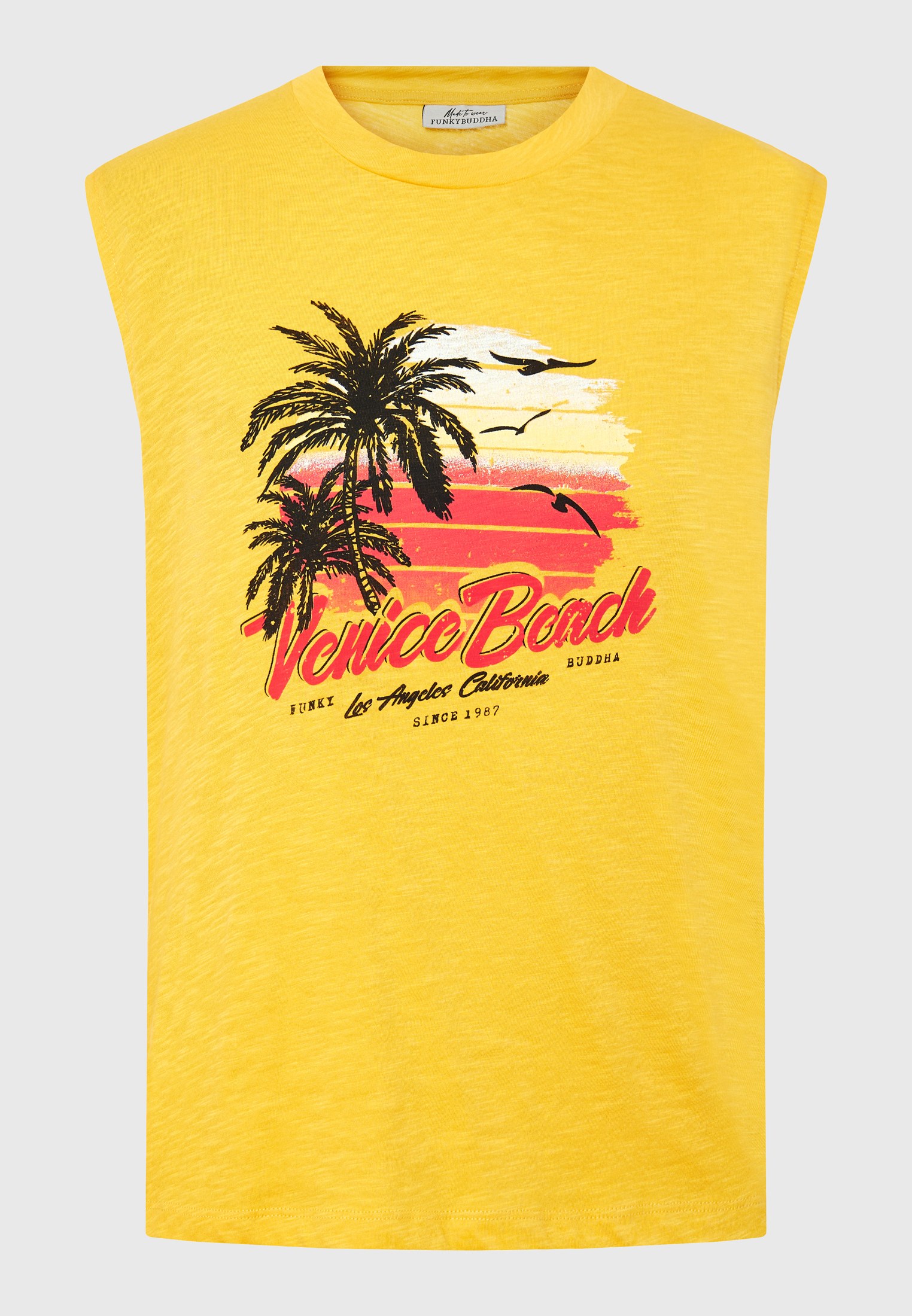 Women's T-Shirts Funky Buddha Yellow