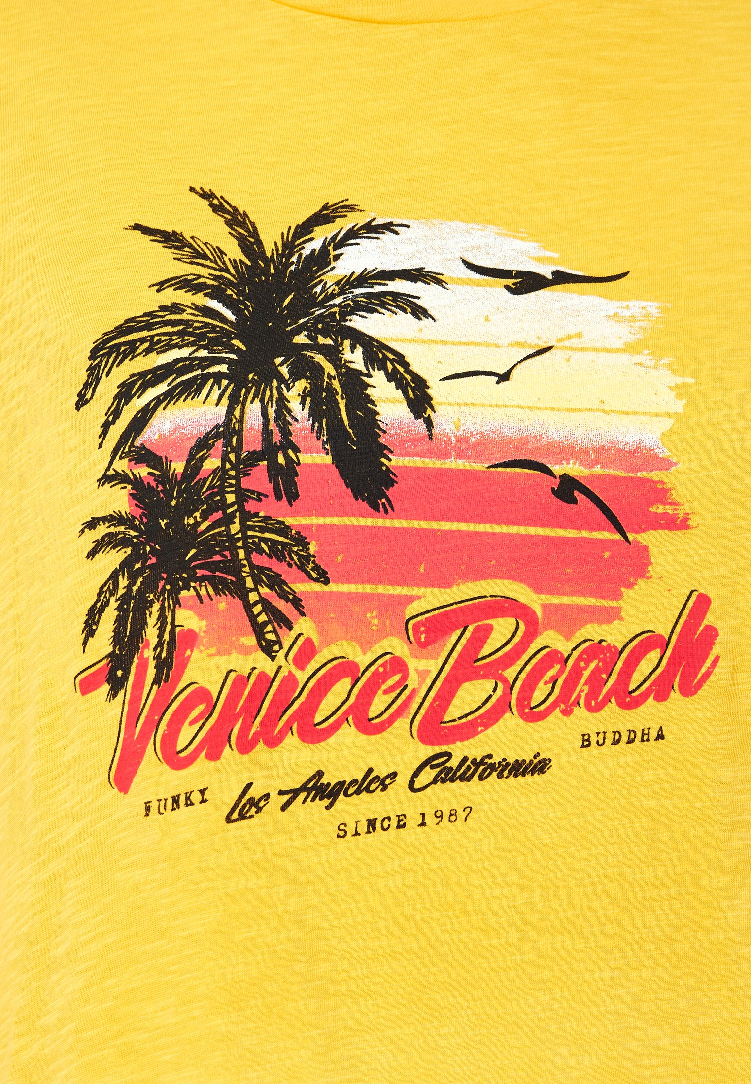 Women's T-Shirts Funky Buddha Yellow