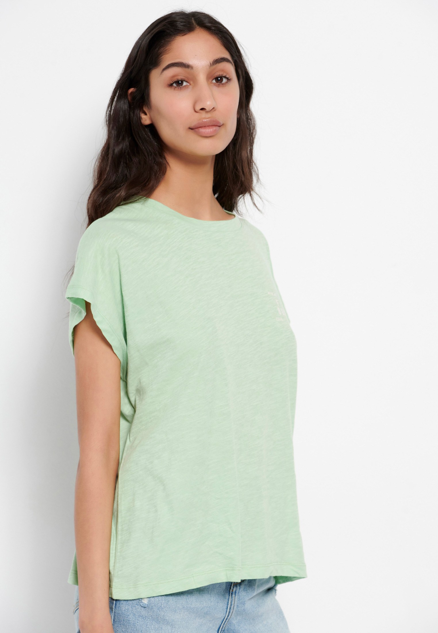 Women's T-Shirts Funky Buddha Green