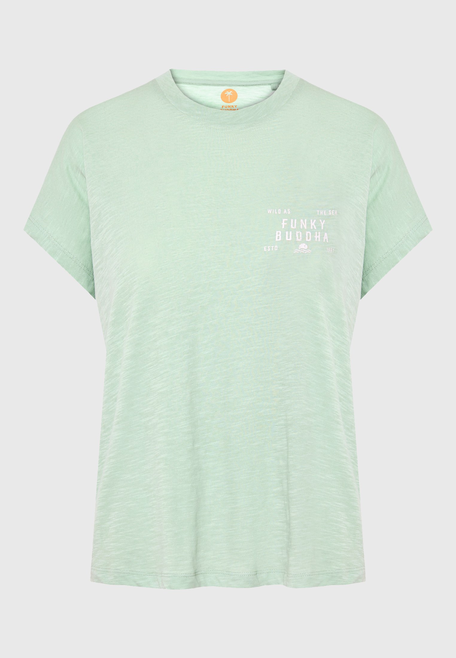 Women's T-Shirts Funky Buddha Green