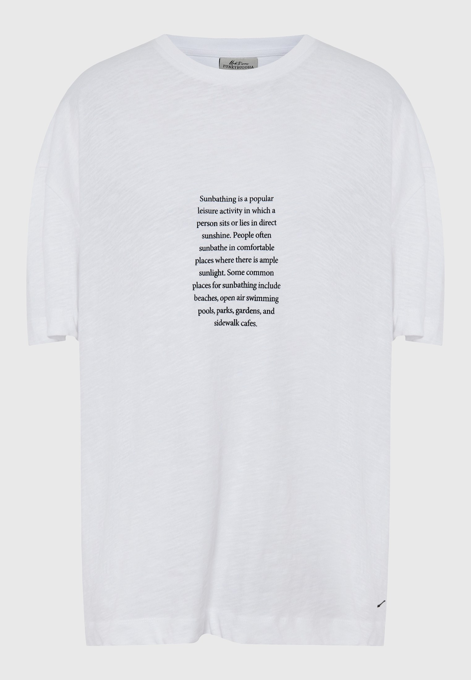 Women's T-Shirts Funky Buddha White