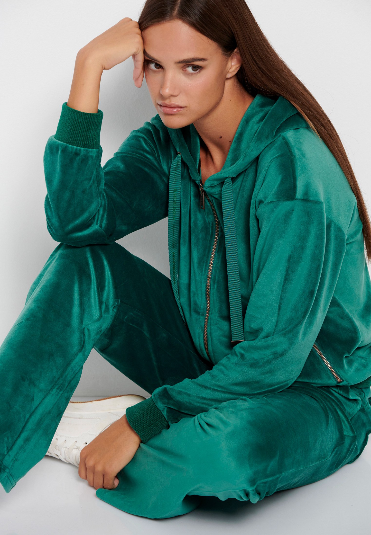 Women's Trousers Funky Buddha Green