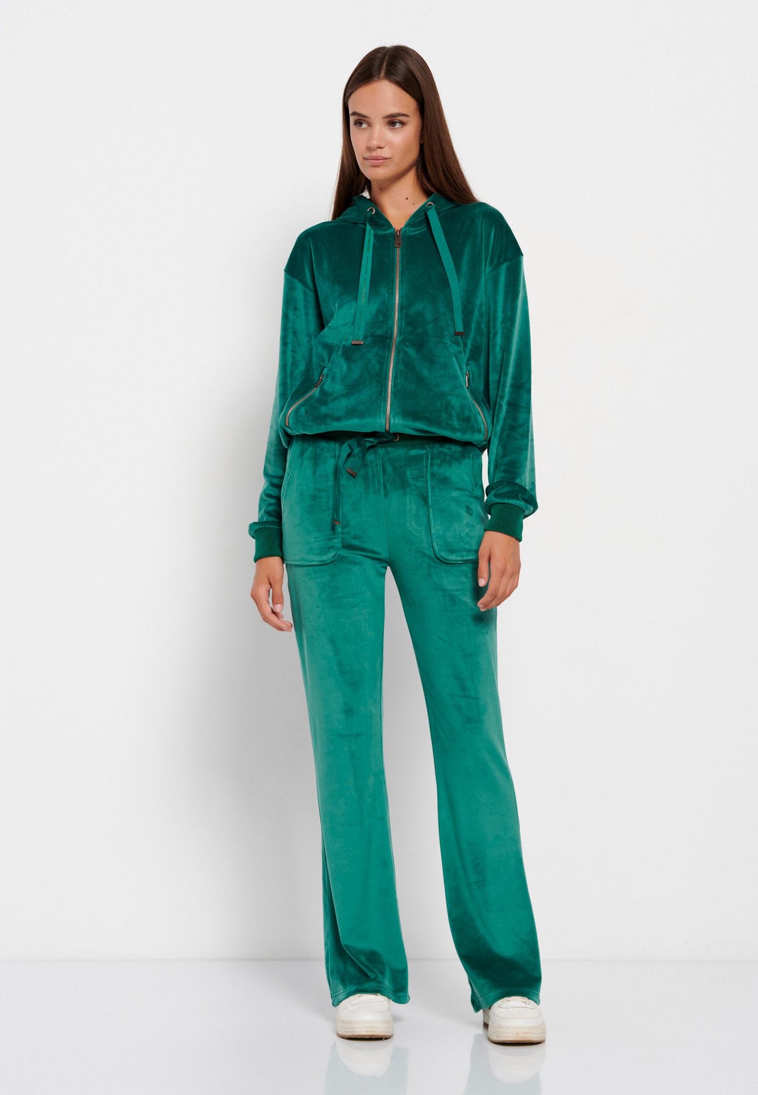 Women's Trousers Funky Buddha Green