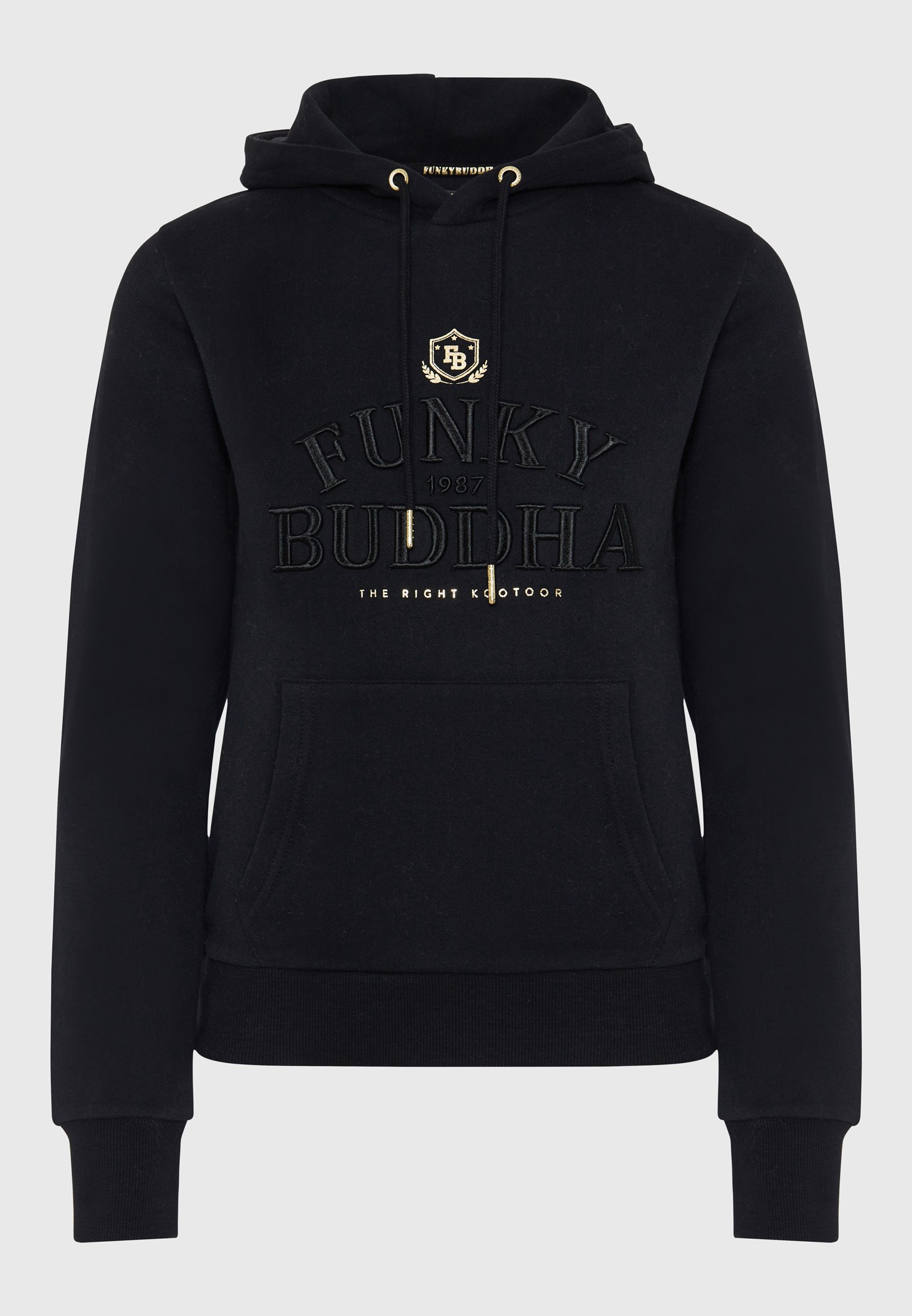 Women's Hoodies & Sweatshirts Funky Buddha Black
