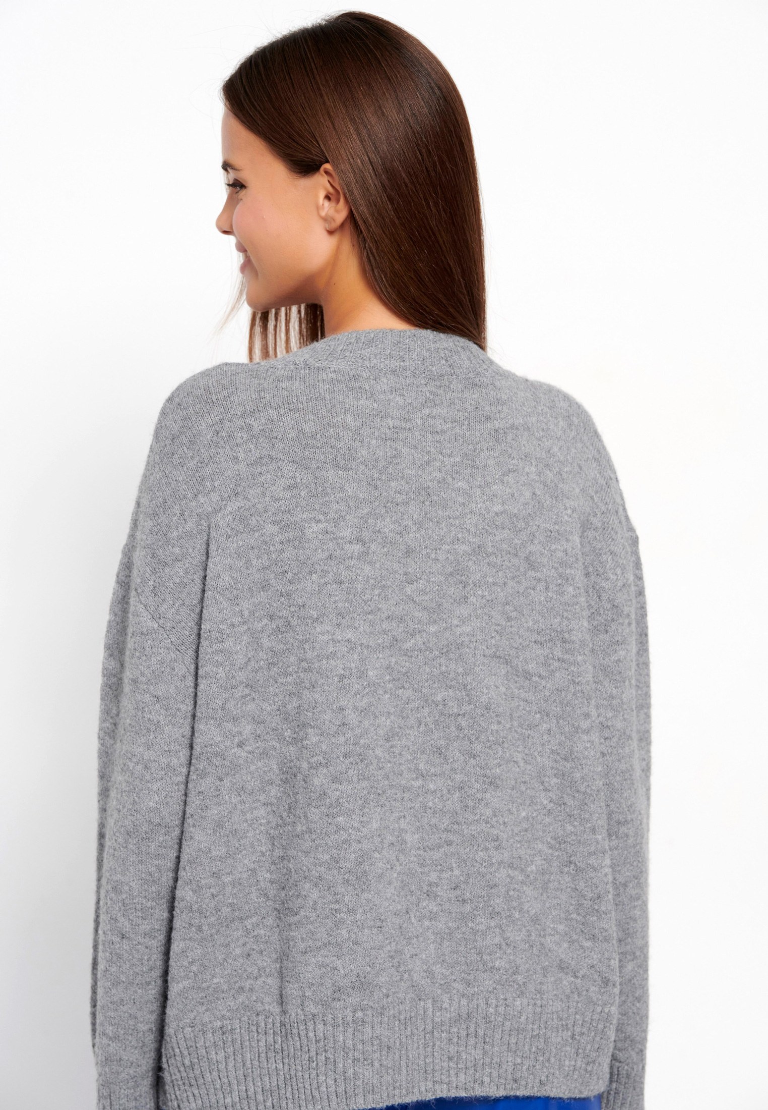 Women's Knitwear Funky Buddha Gray