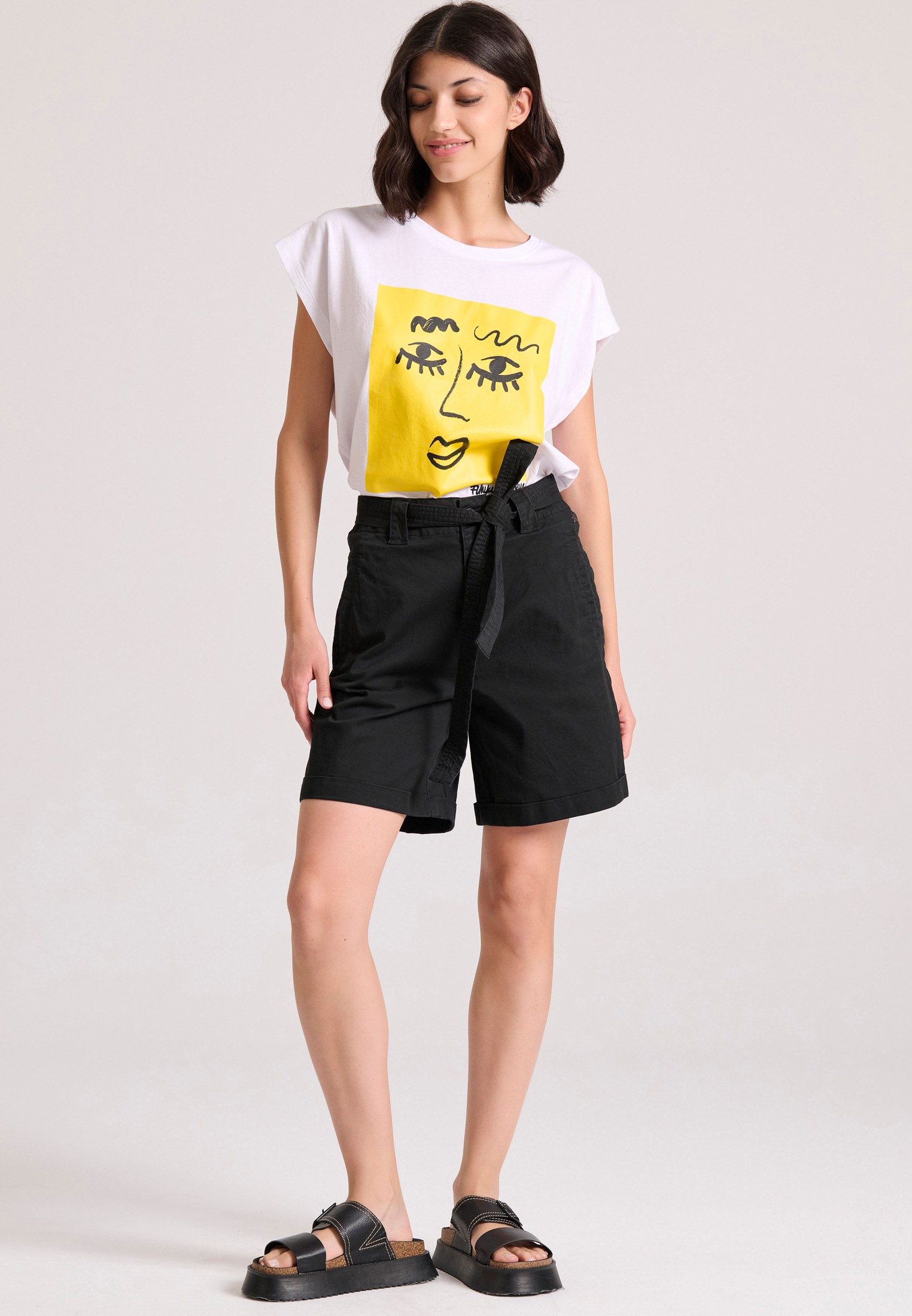 Women's Shorts Funky Buddha Black