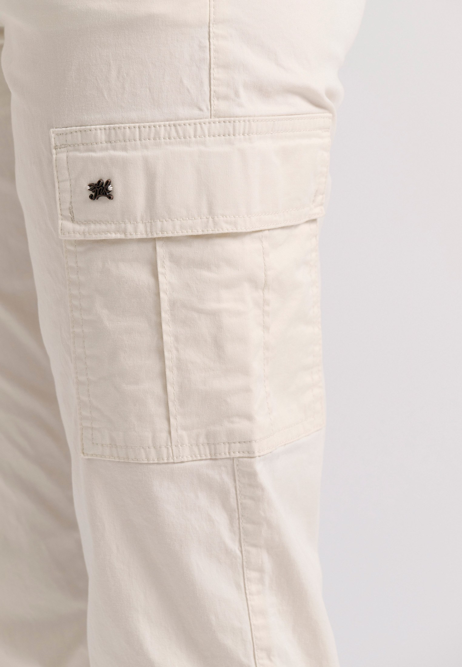Women's Cargo Pants Funky Buddha White