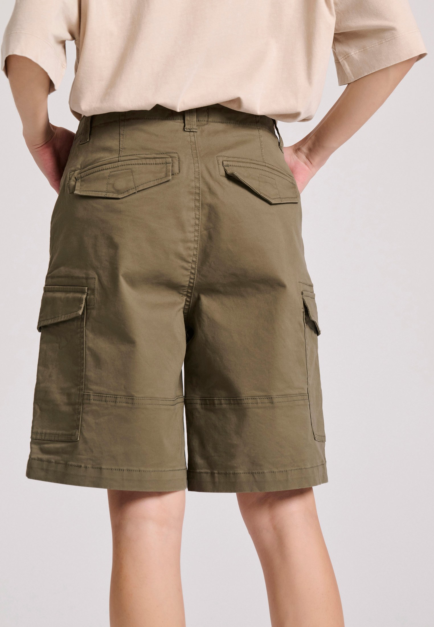 Women's Shorts Funky Buddha Khaki