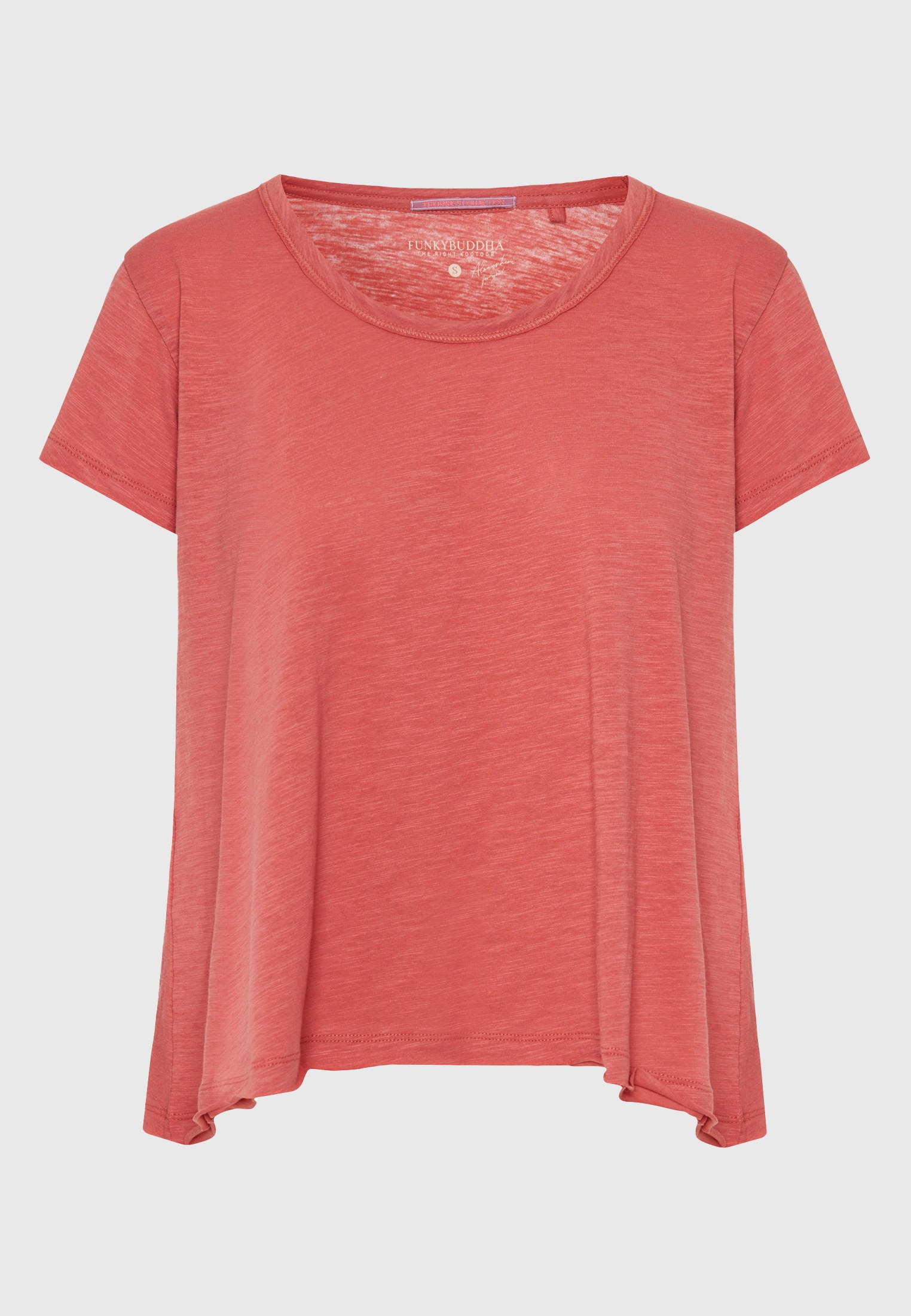 Women's T-Shirts Funky Buddha Red