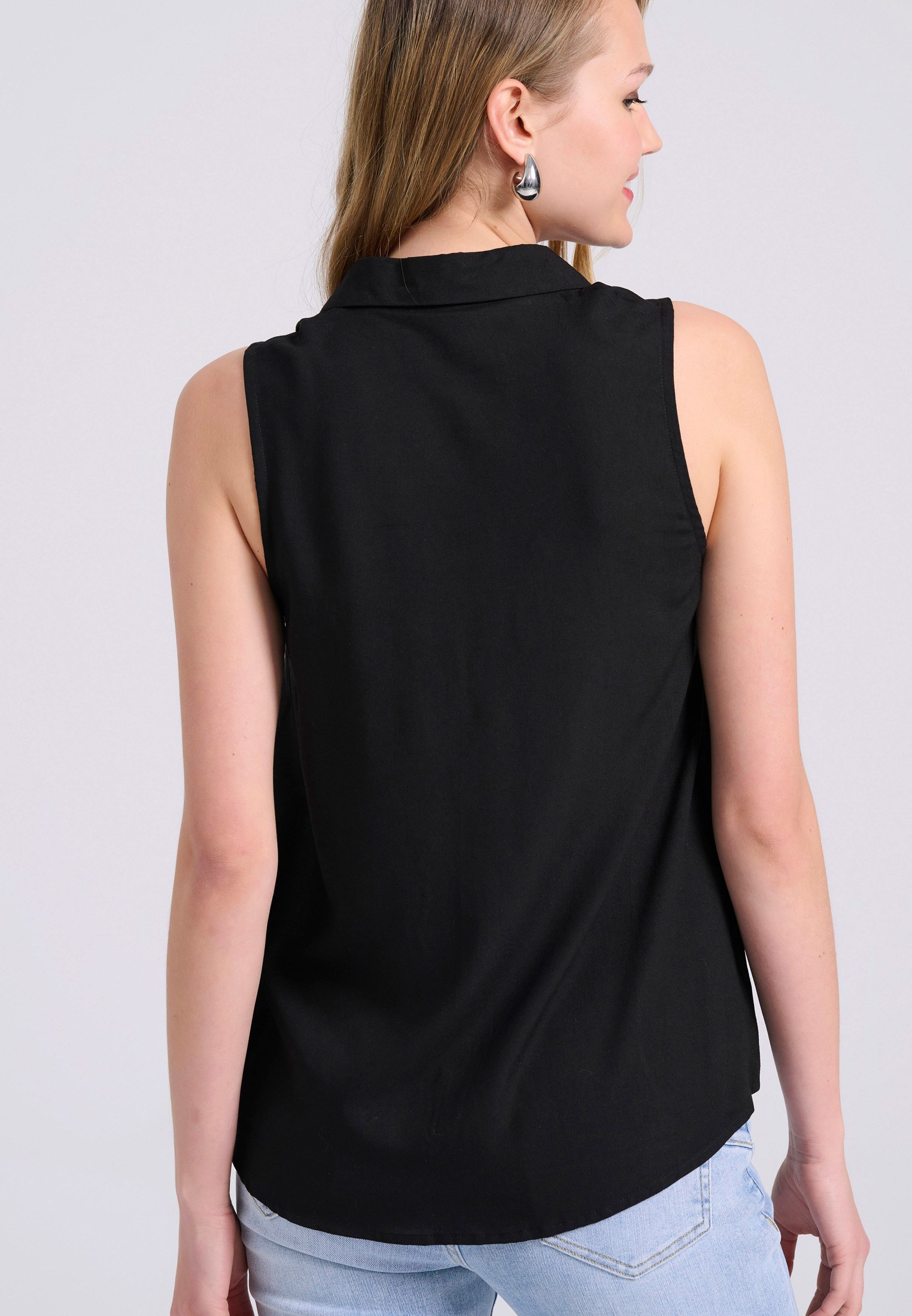 Women's Sleeveless Tops Funky Buddha Black