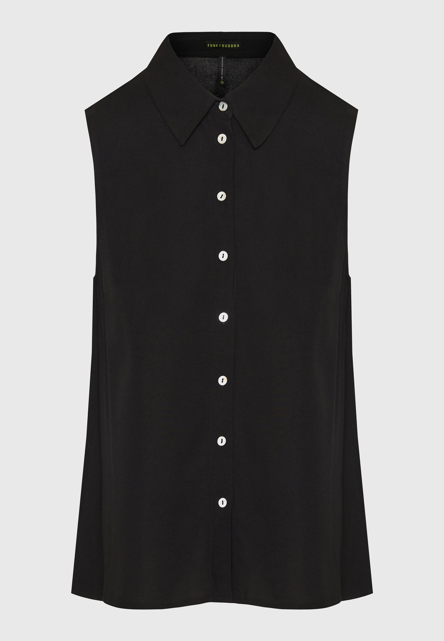 Women's Sleeveless Tops Funky Buddha Black