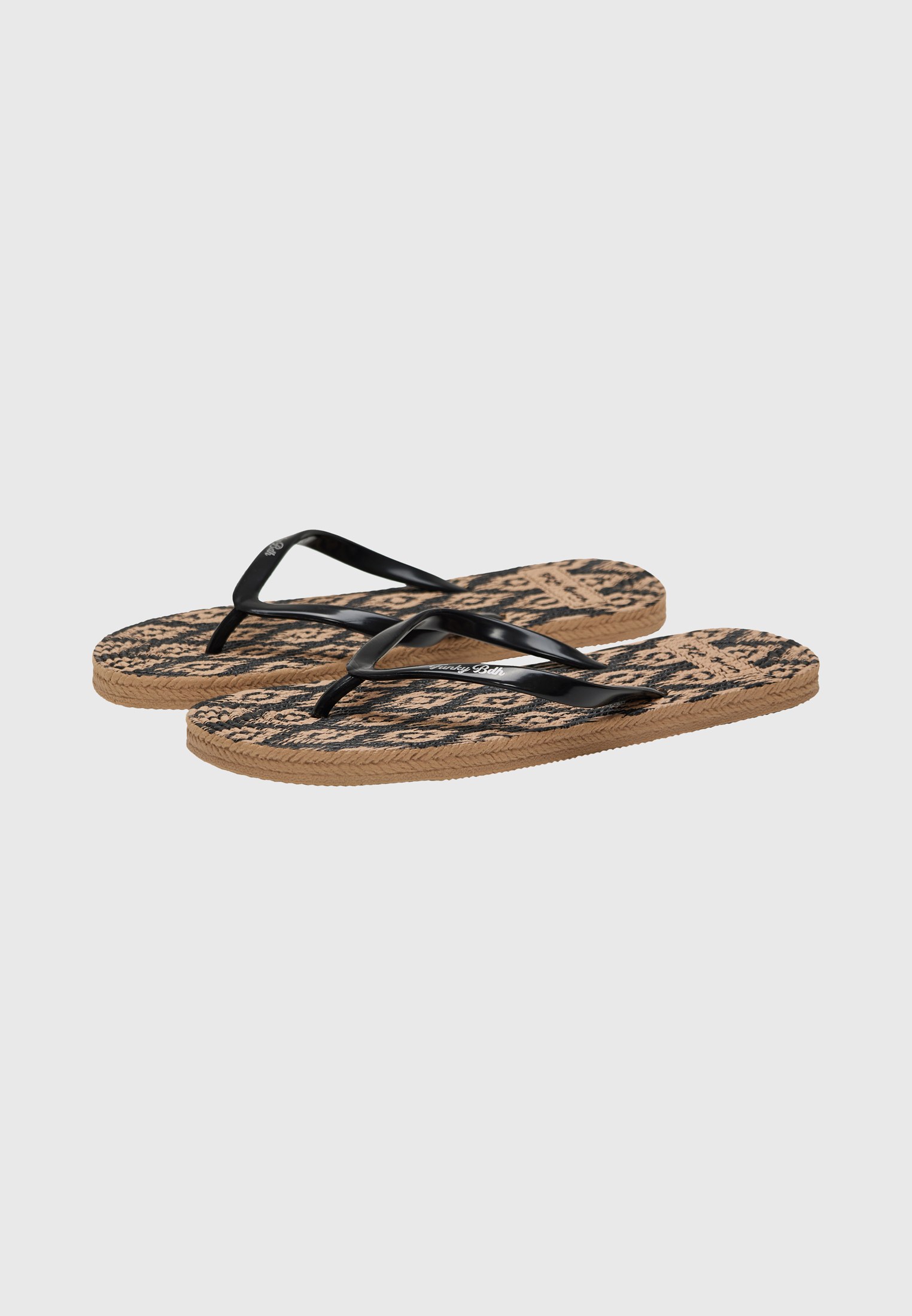 Women's Flip Flops Funky Buddha Black