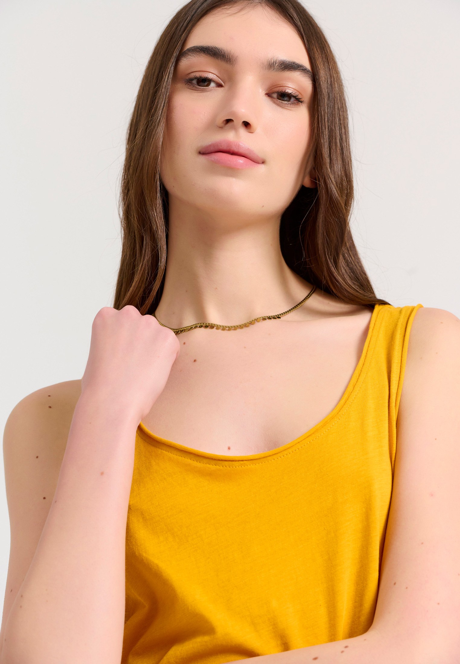 Women's T-Shirts Funky Buddha Yellow