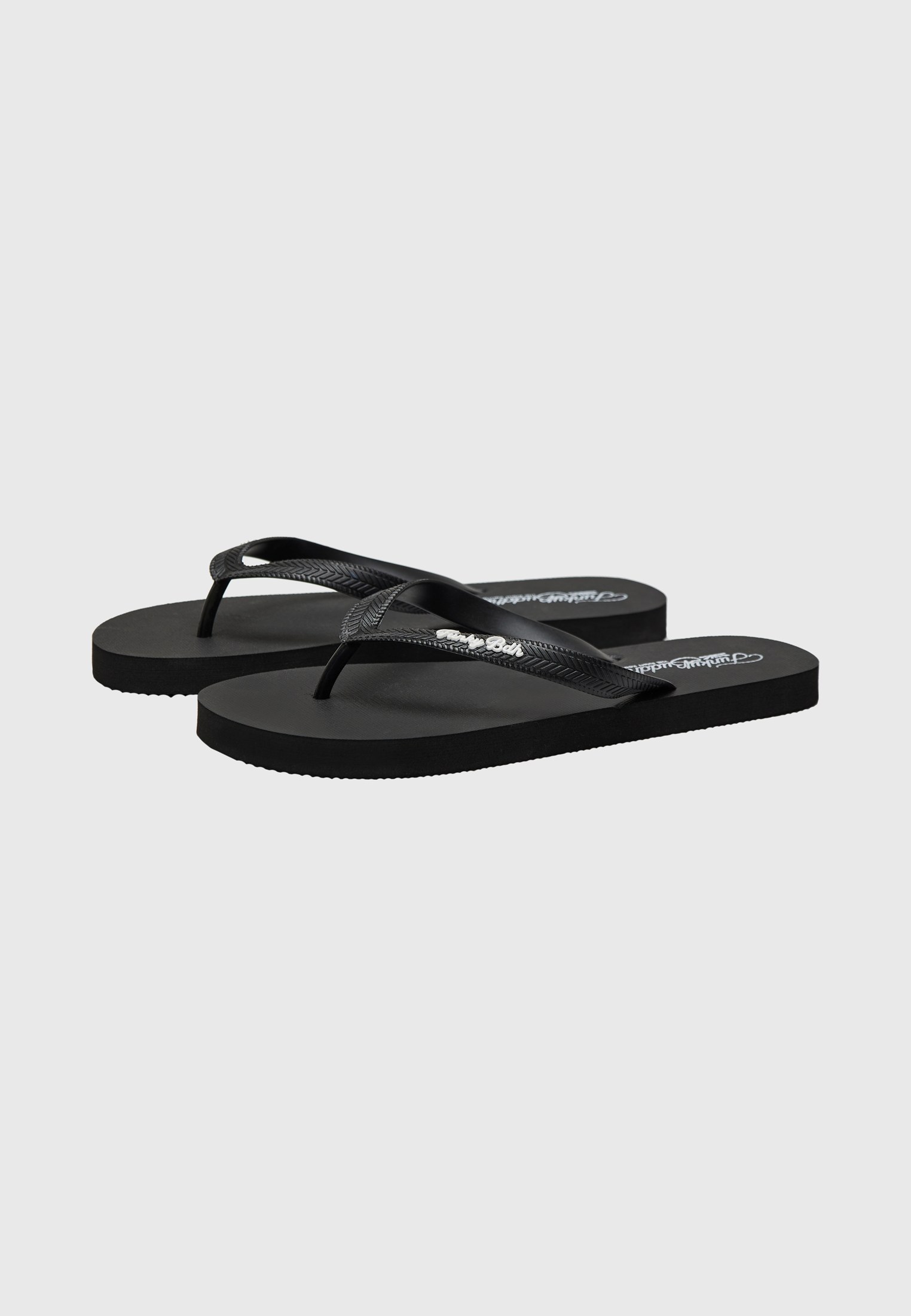 Women's Flip Flops Funky Buddha Black
