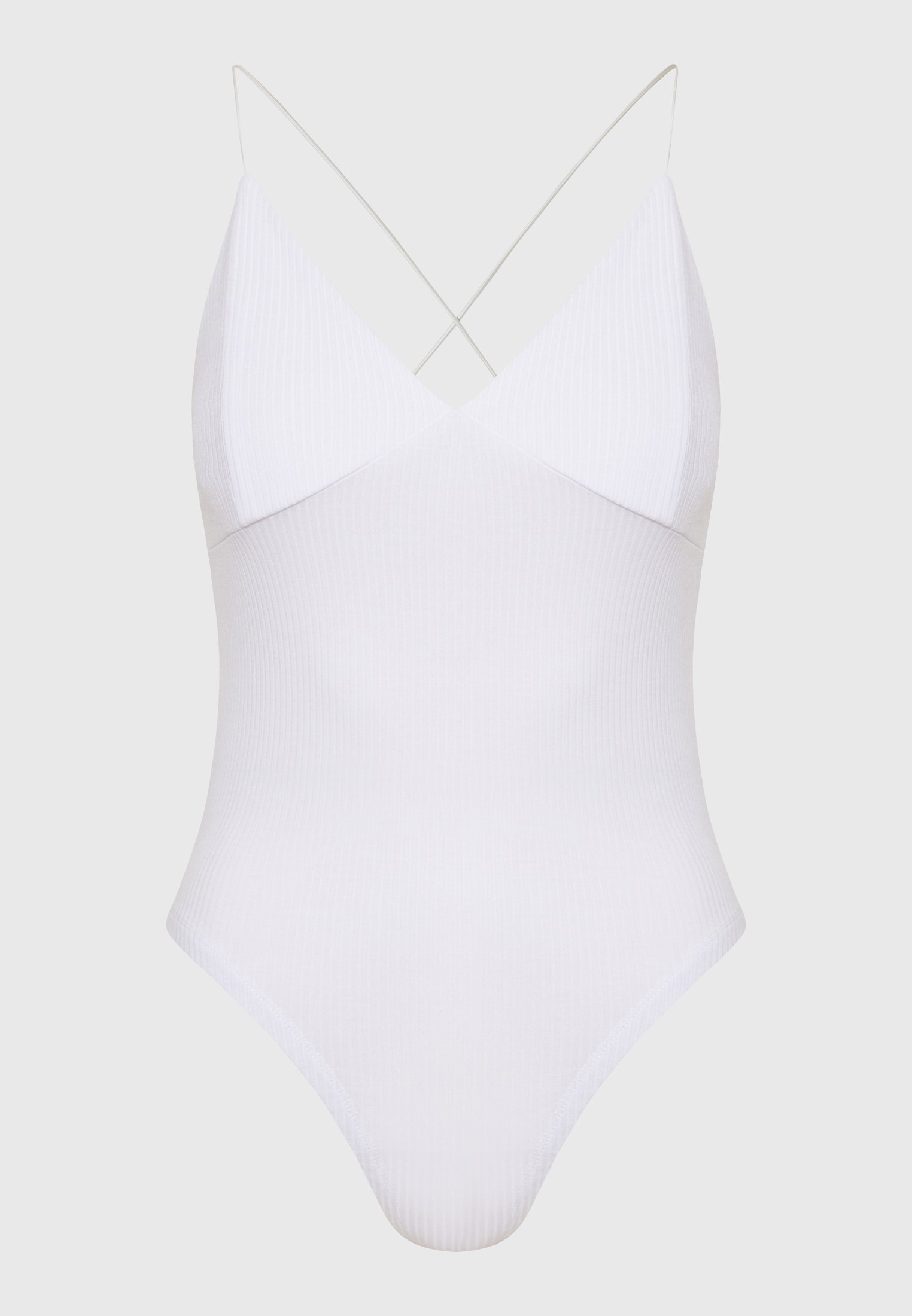 Κορμάκι σε rib ύφανση με ανοιχτή πλάτη