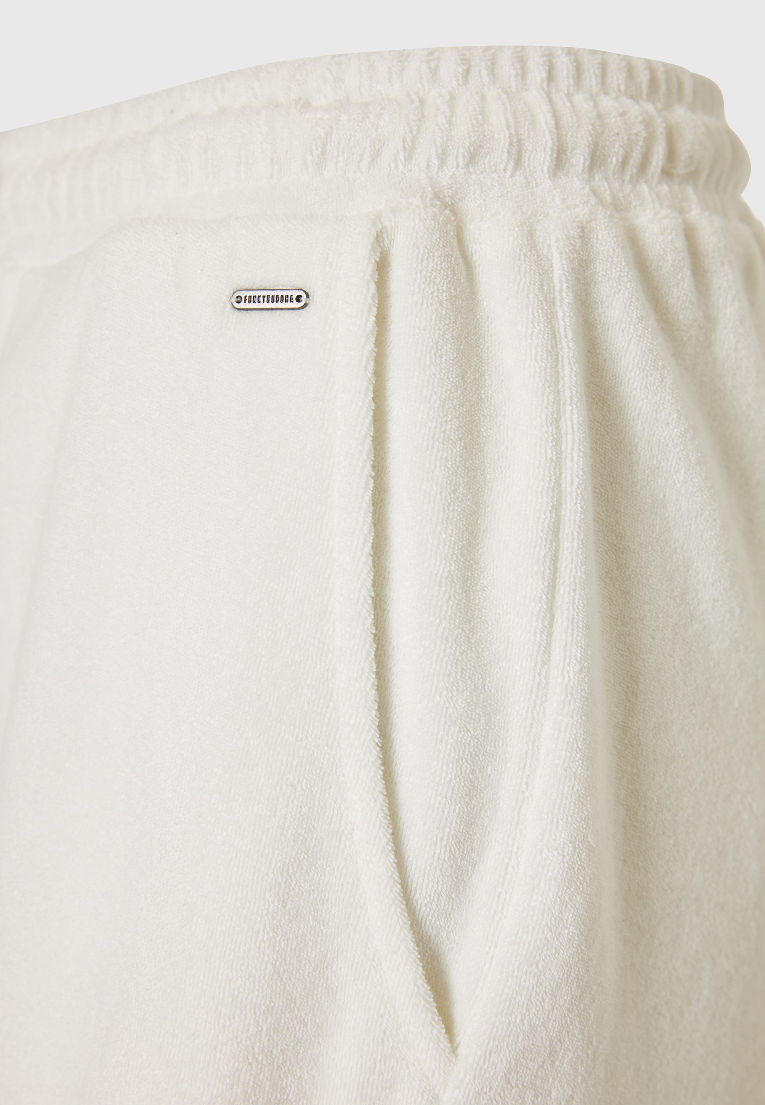 Women's Shorts Funky Buddha White