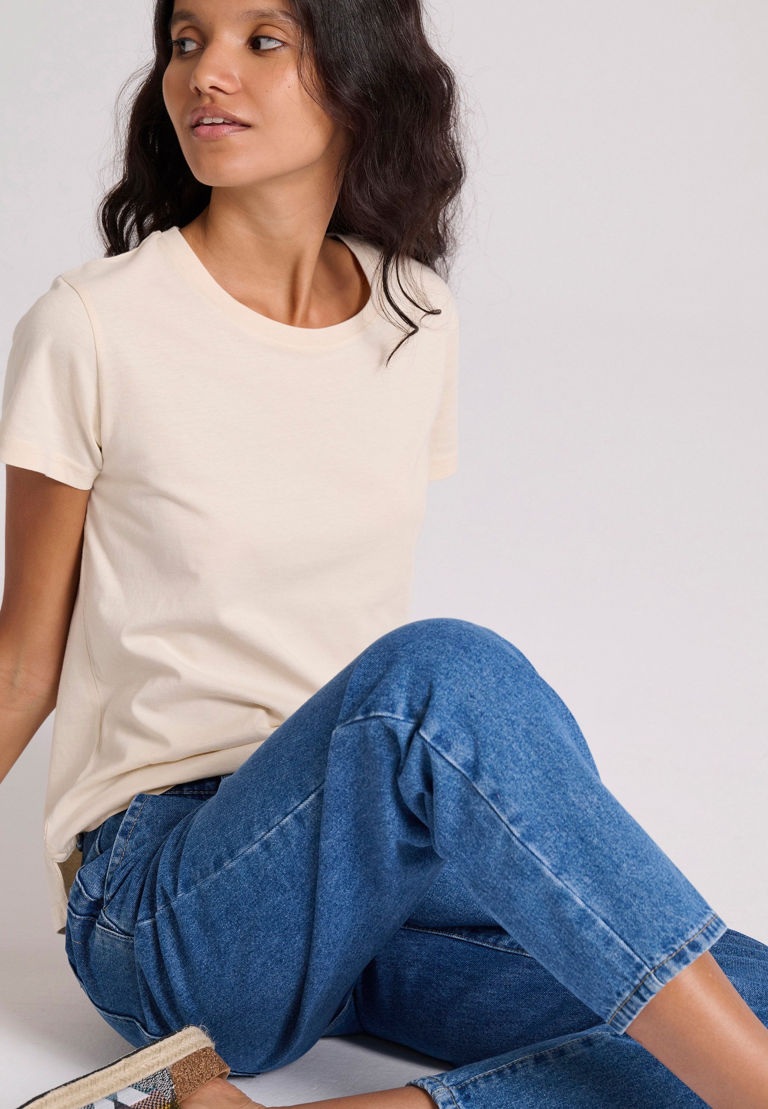 Women's T-Shirts Funky Buddha White