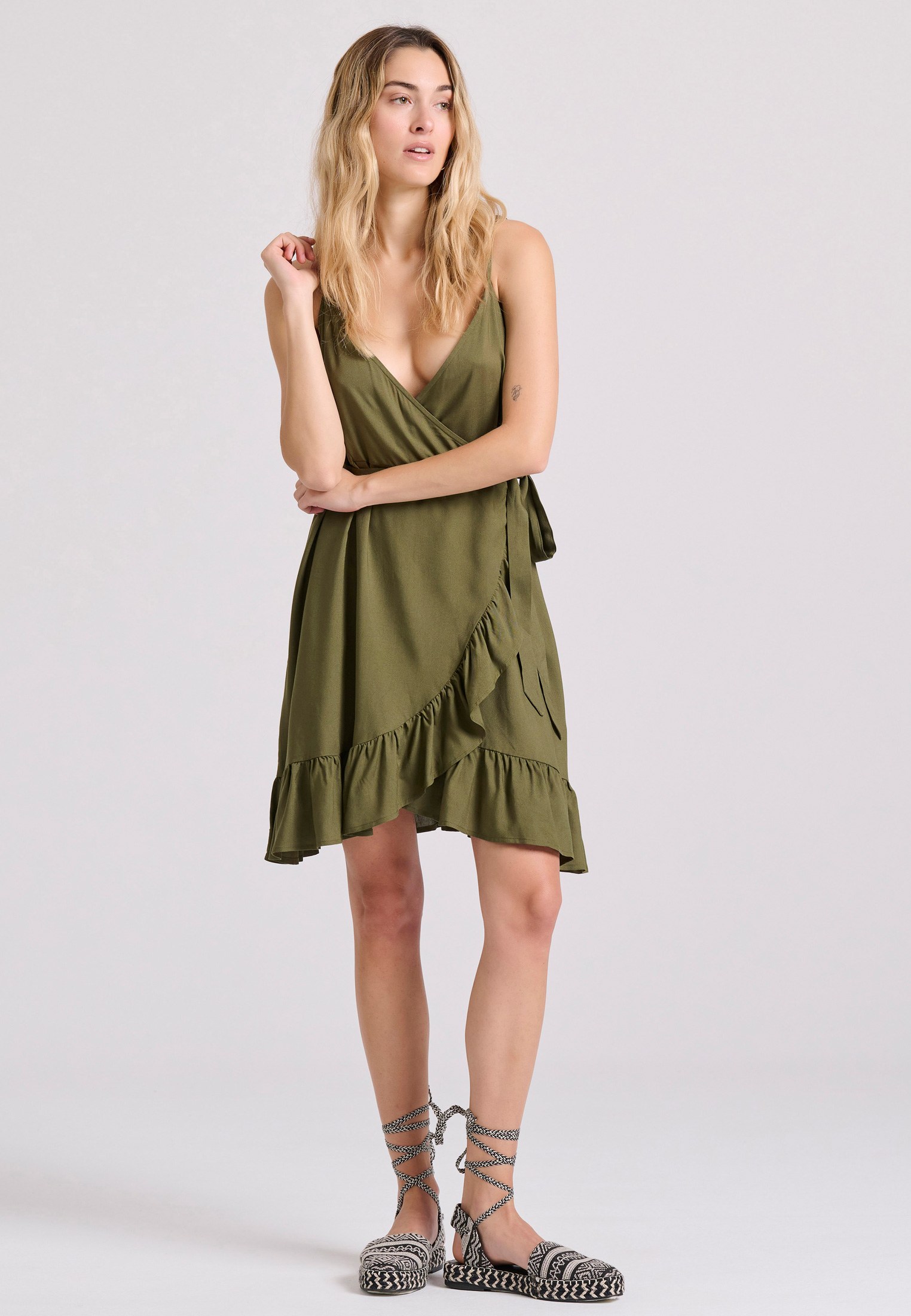 Women's Dresses Funky Buddha Olive