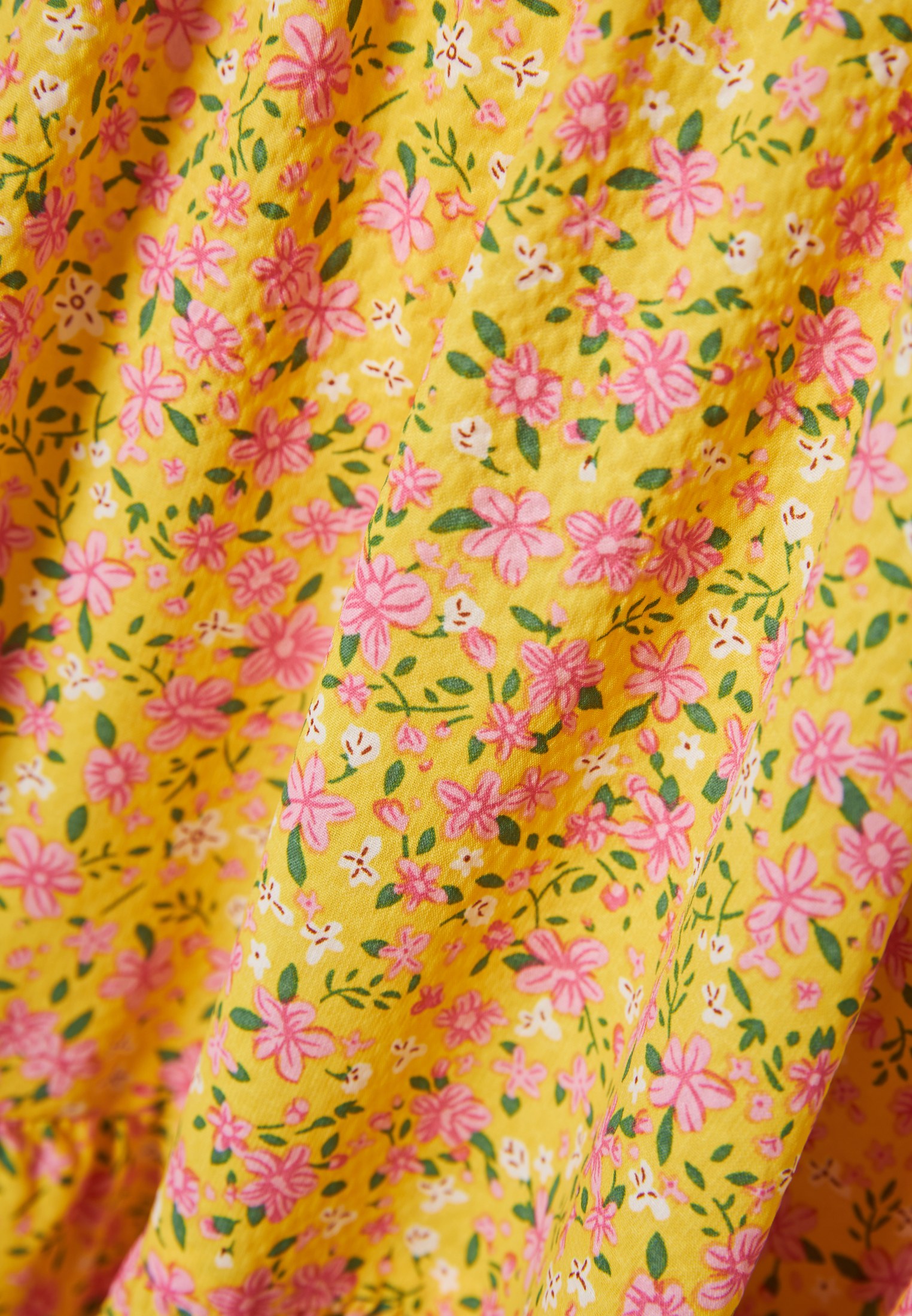 Women's Midi Skirts Funky Buddha Yellow