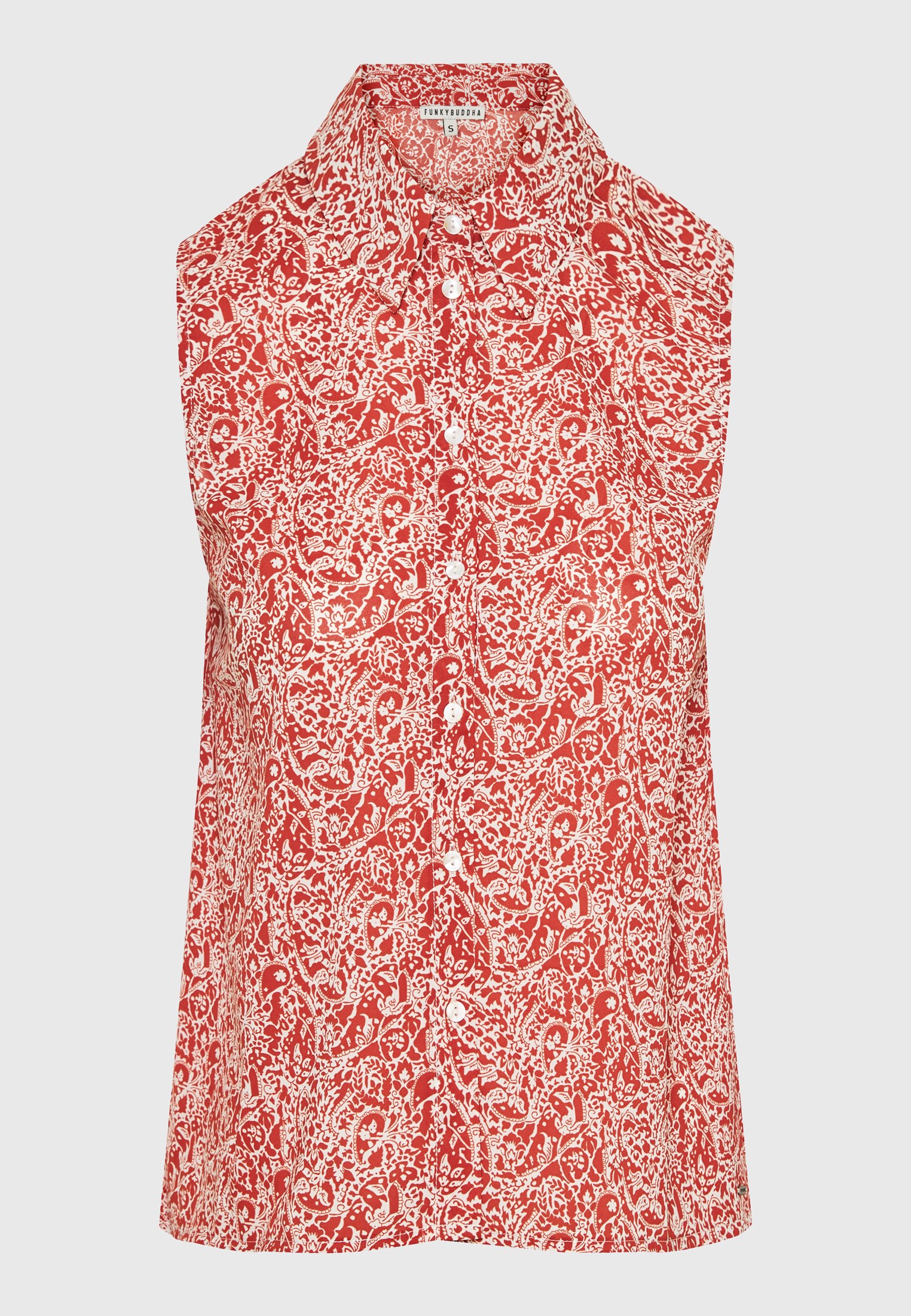 Women's Shirts Funky Buddha Red