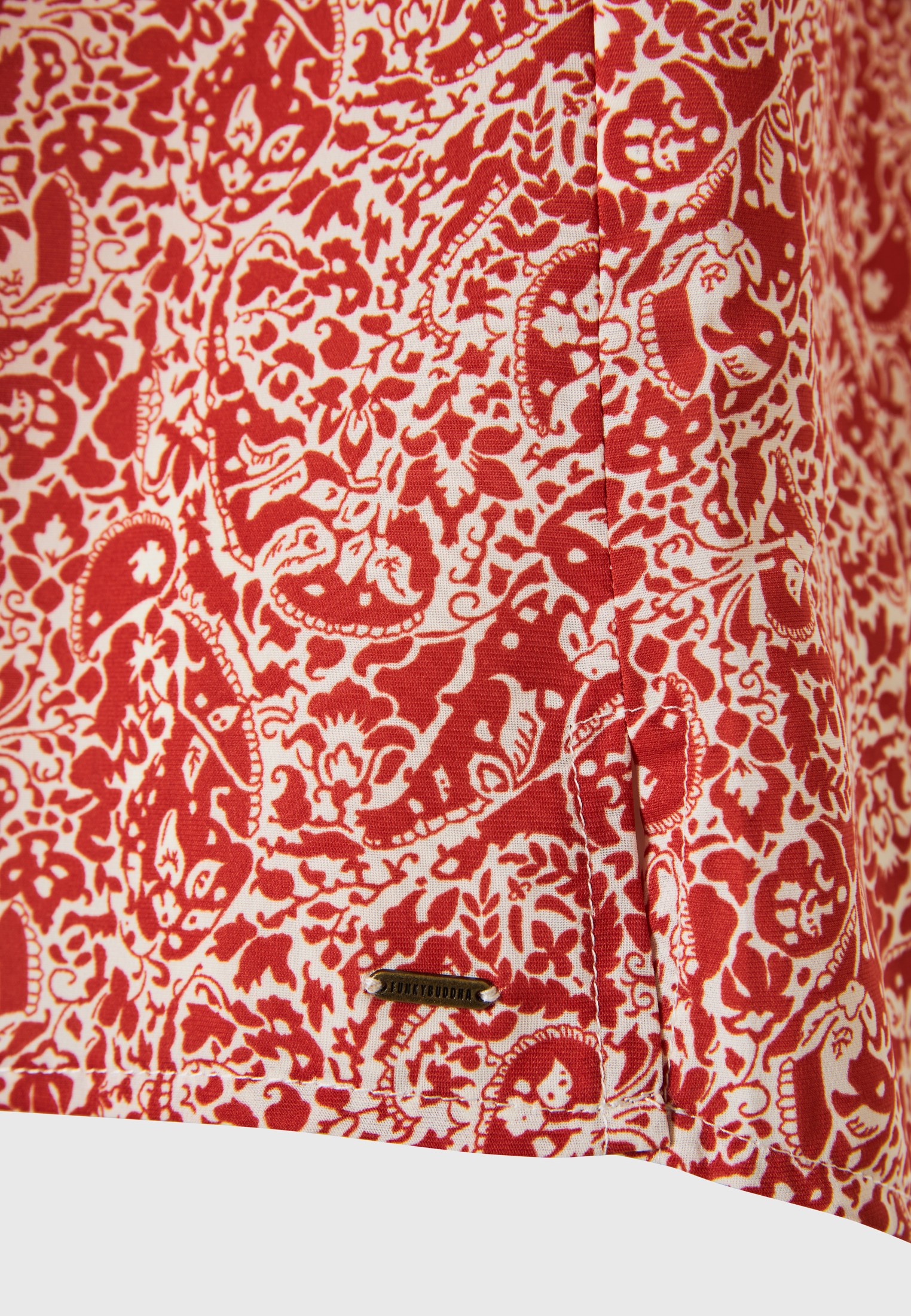 Women's Shirts Funky Buddha Red