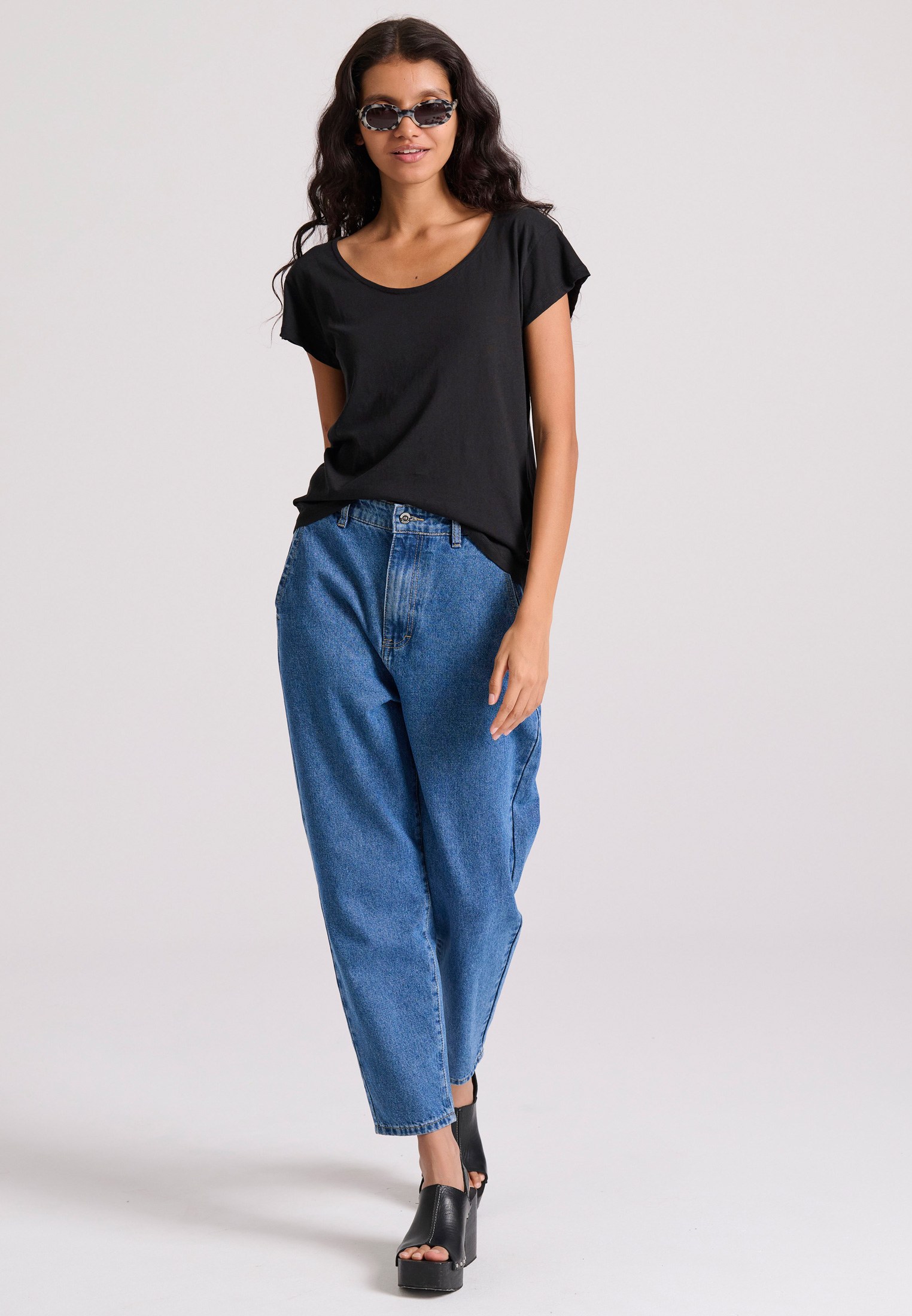 Women's T-Shirts Funky Buddha Black