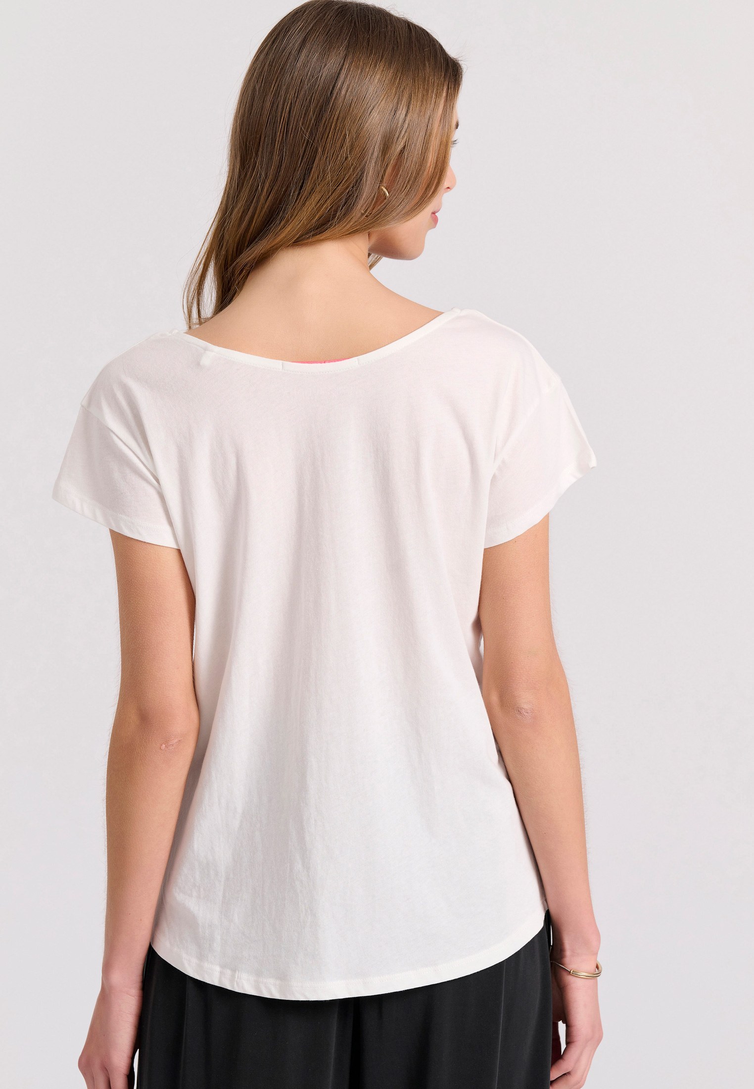 Women's T-Shirts Funky Buddha White