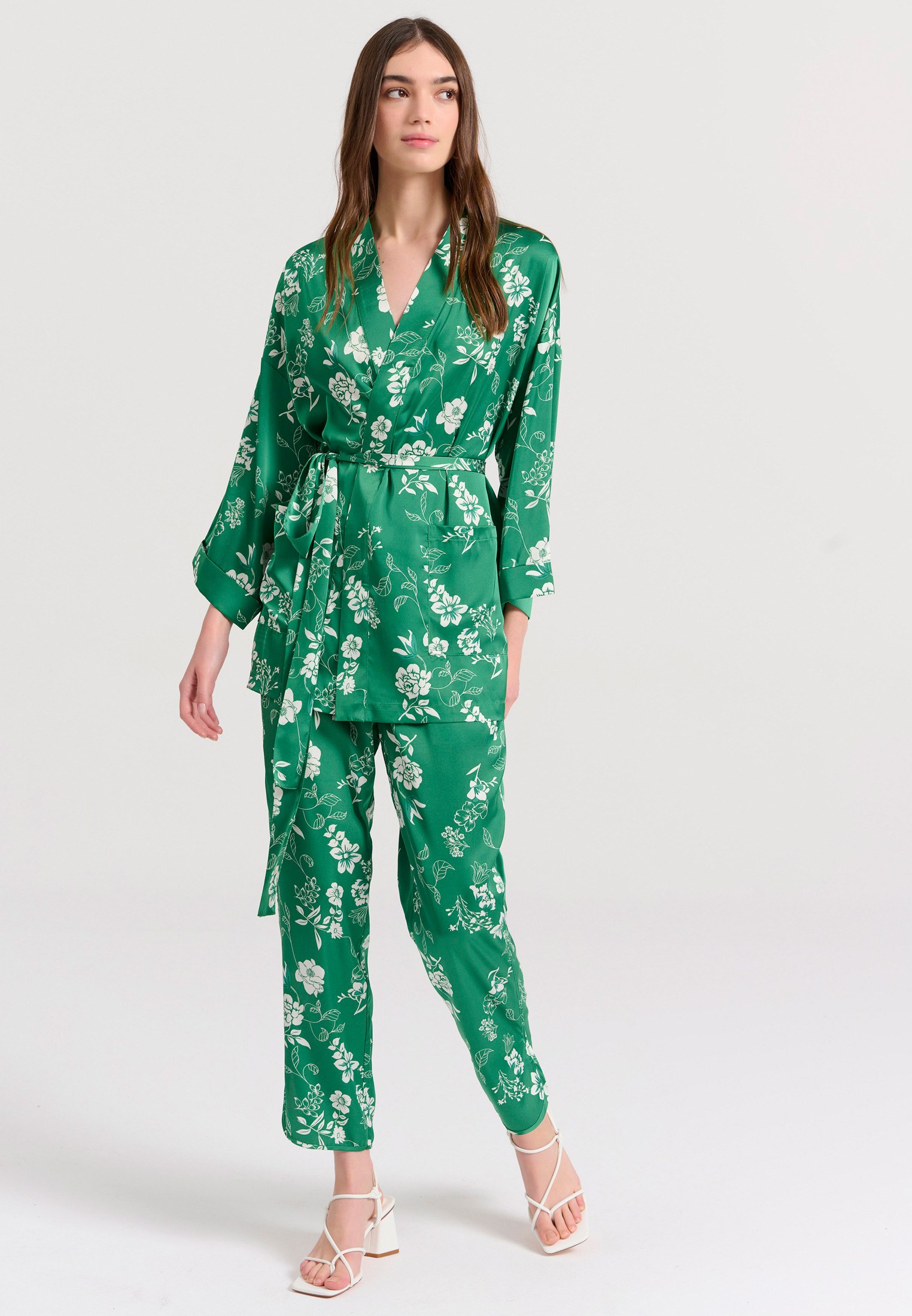 Women's Kimonos Funky Buddha Green