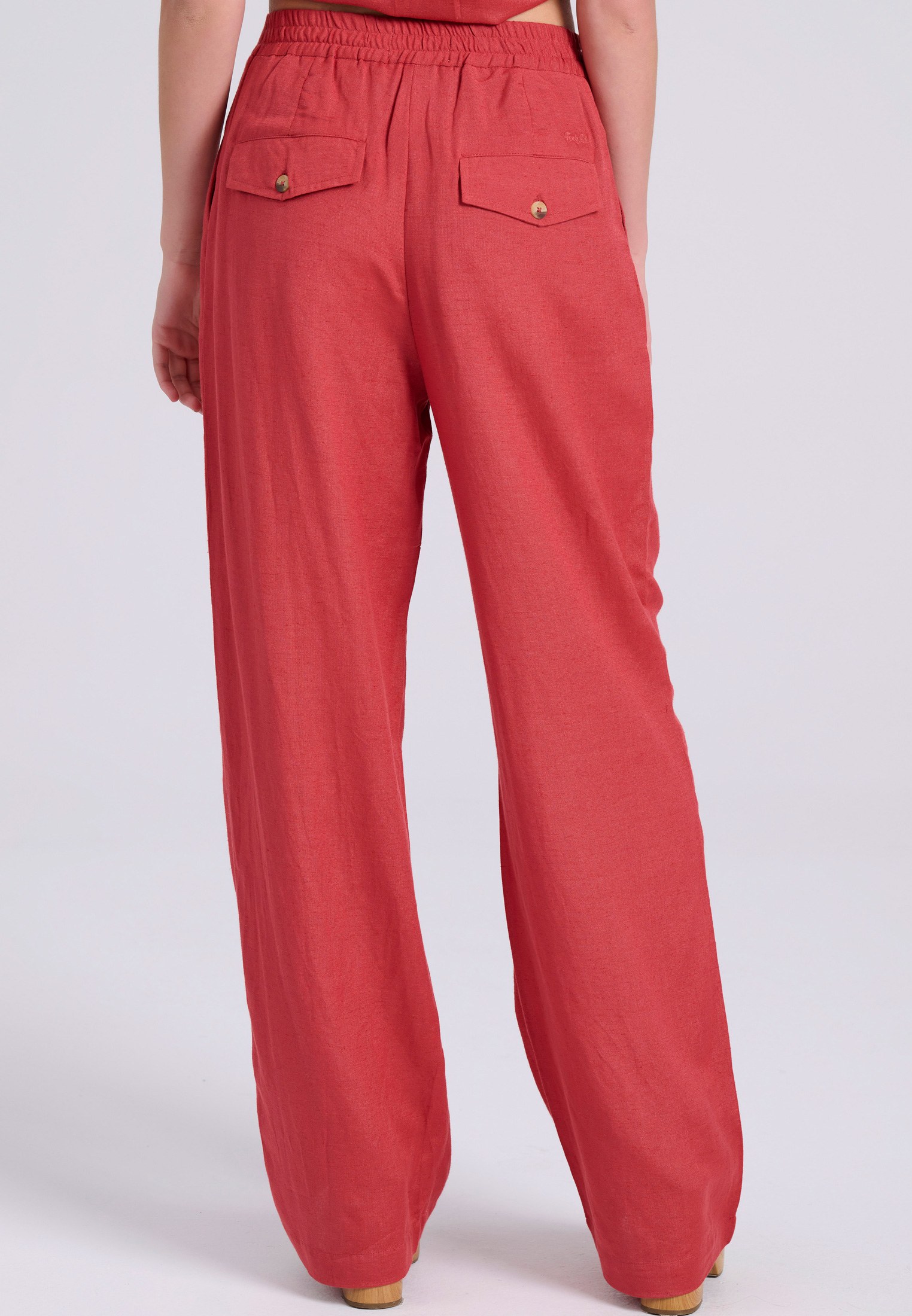 Women's Trousers Funky Buddha Red