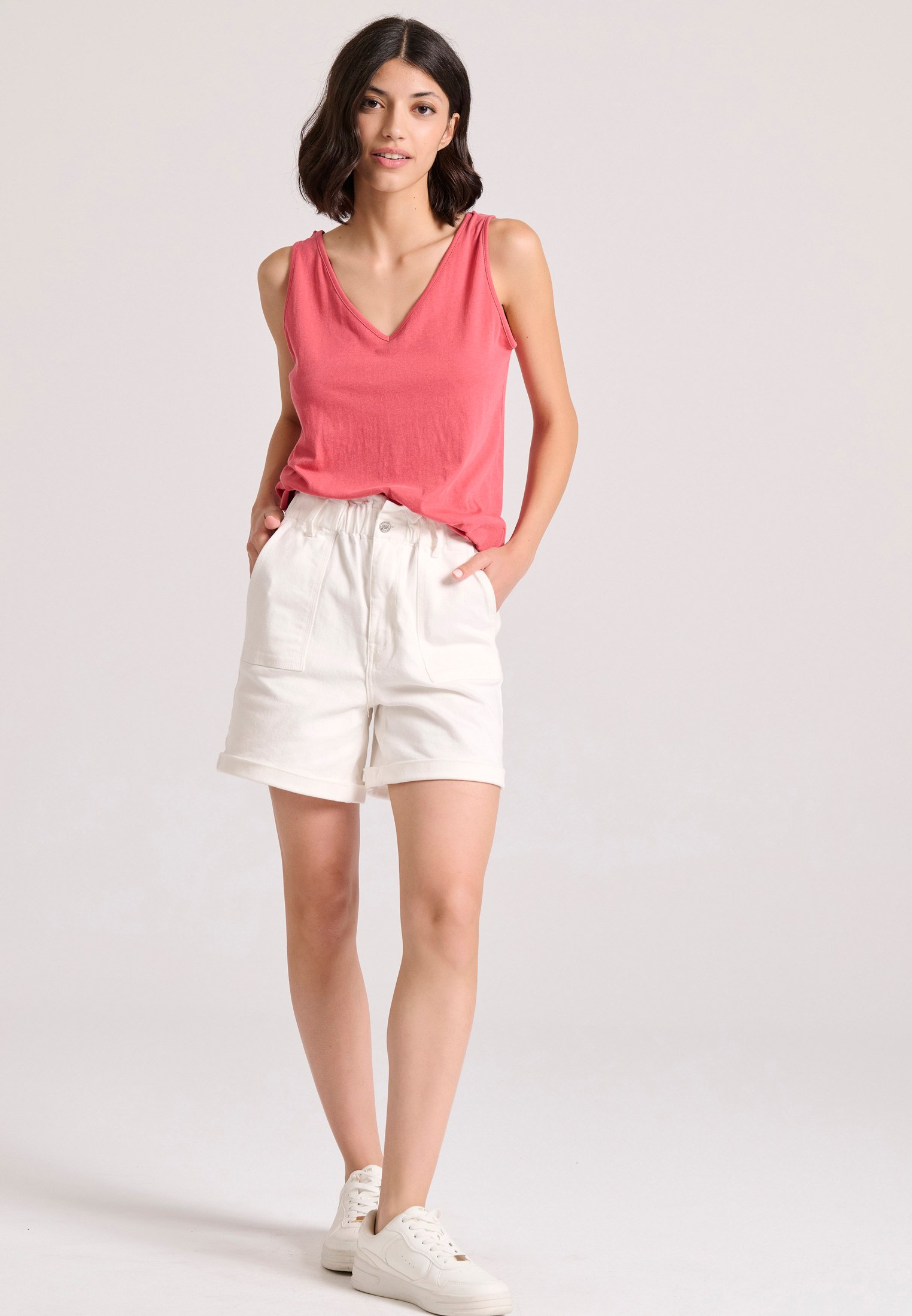 Women's Tops Funky Buddha Red