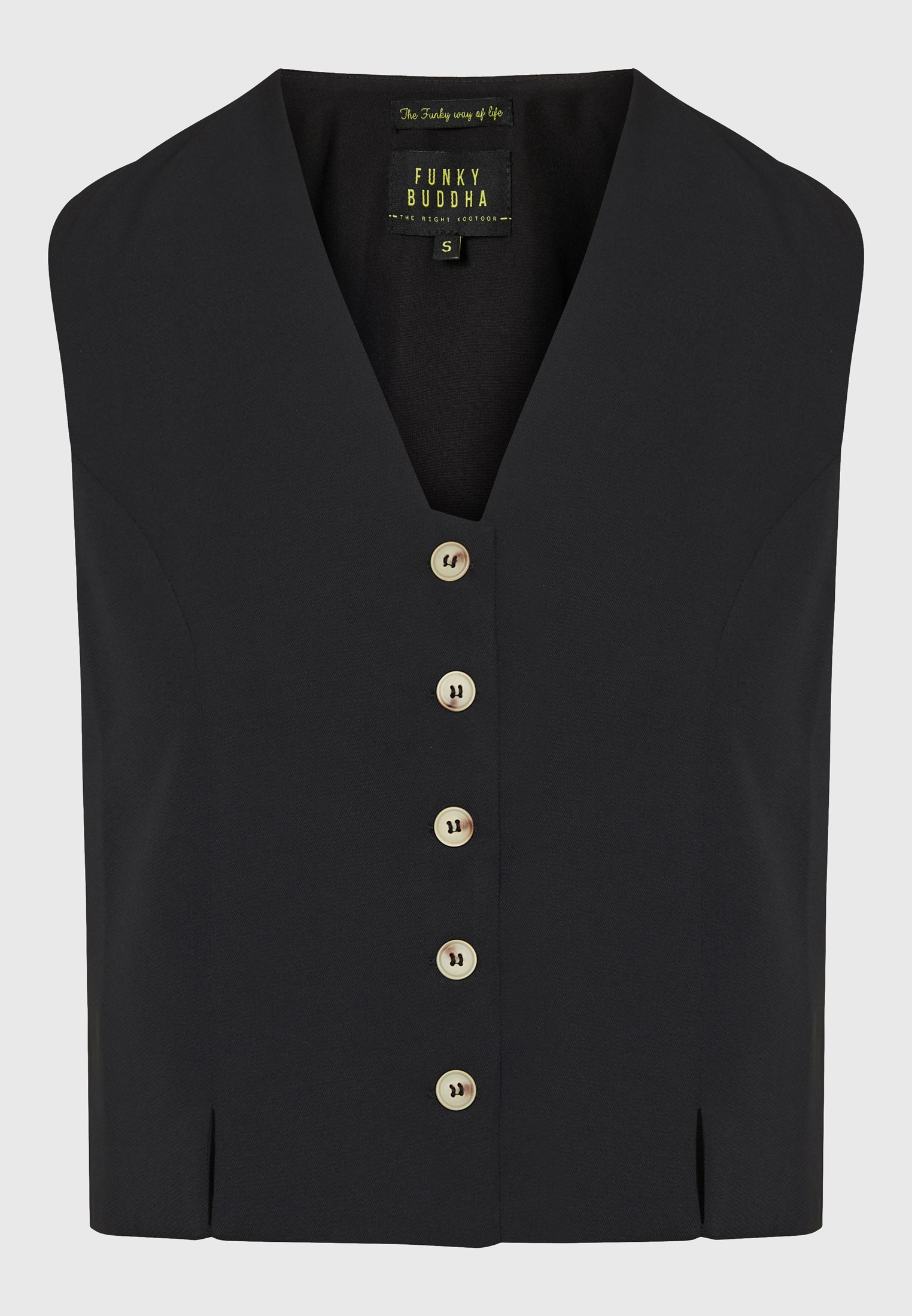 Women's Sleeveless Tops Funky Buddha Black