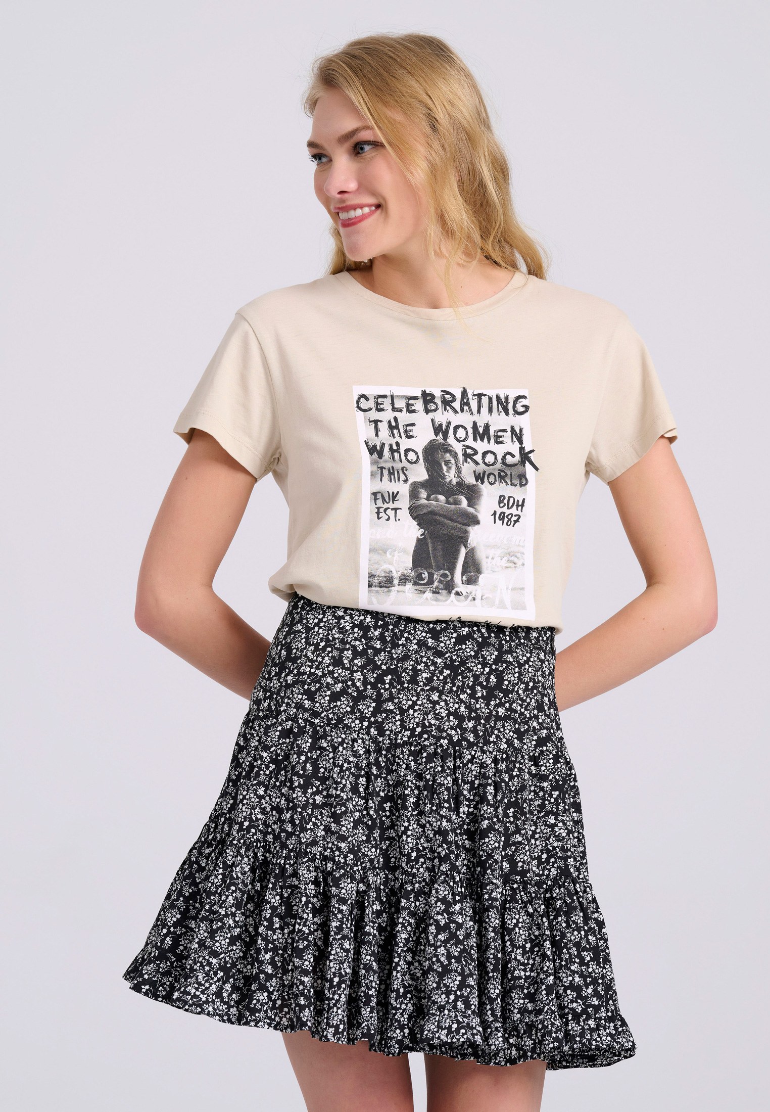 Women's Mini Skirts Funky Buddha Black