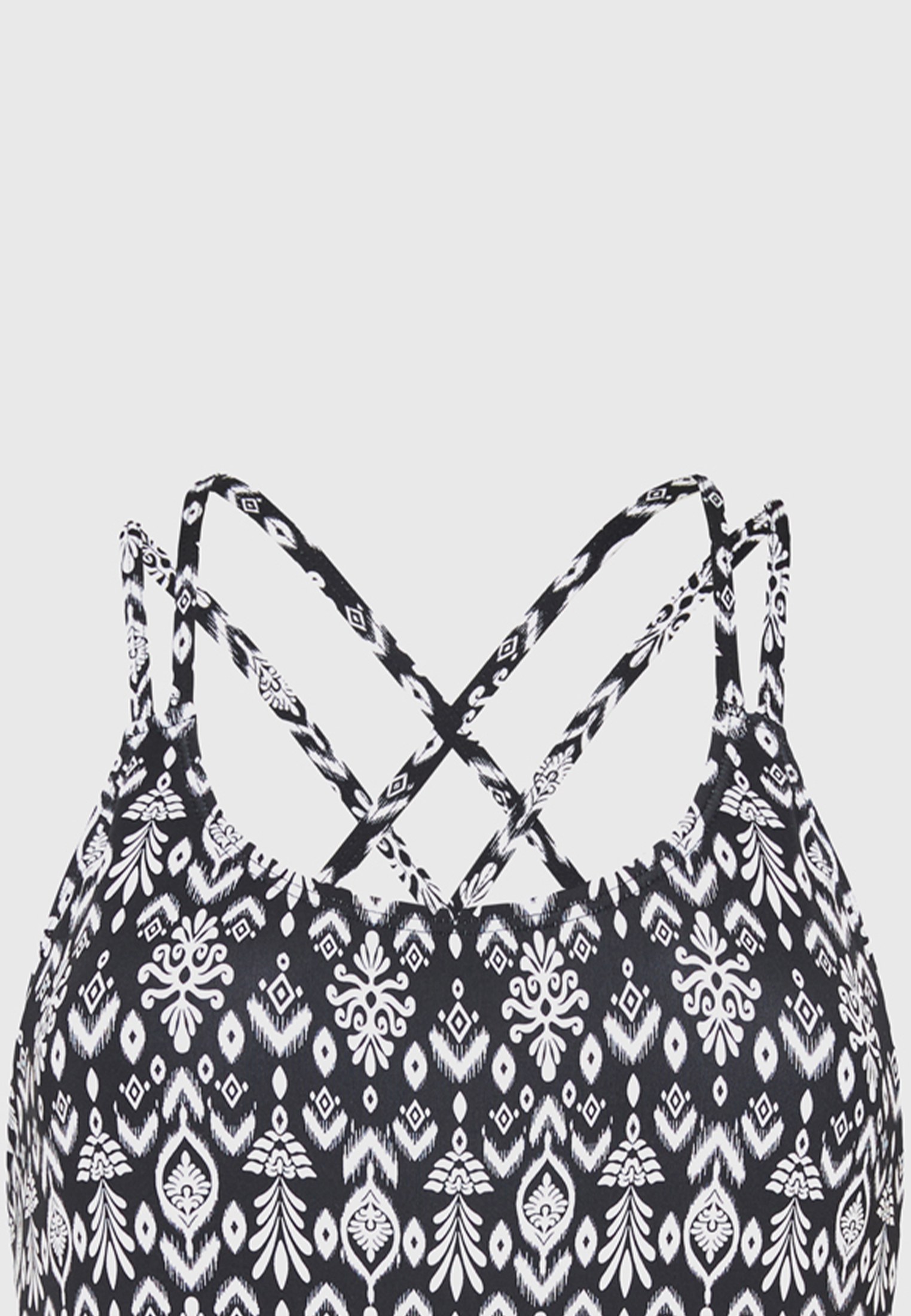 Εμπριμέ ολόσωμο μαγιό με ανοιχτή πλάτη φωτογραφία