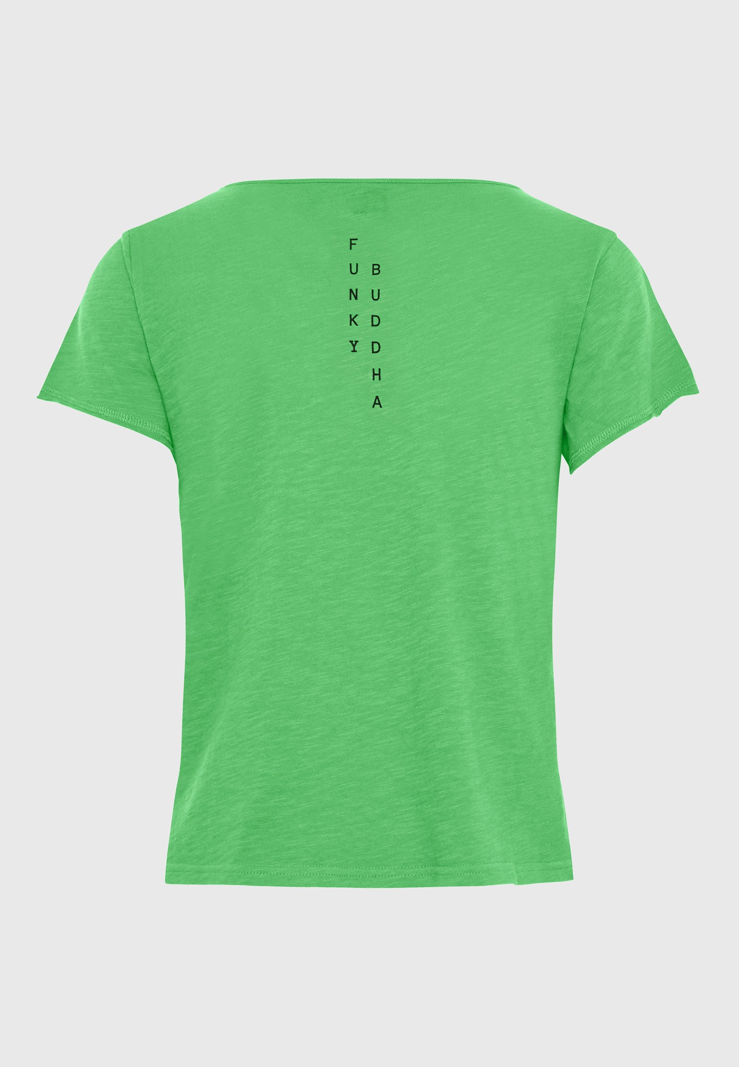 Γυναικείο t-shirt με Funky Buddha τύπωμα στην πλάτη φωτογραφία