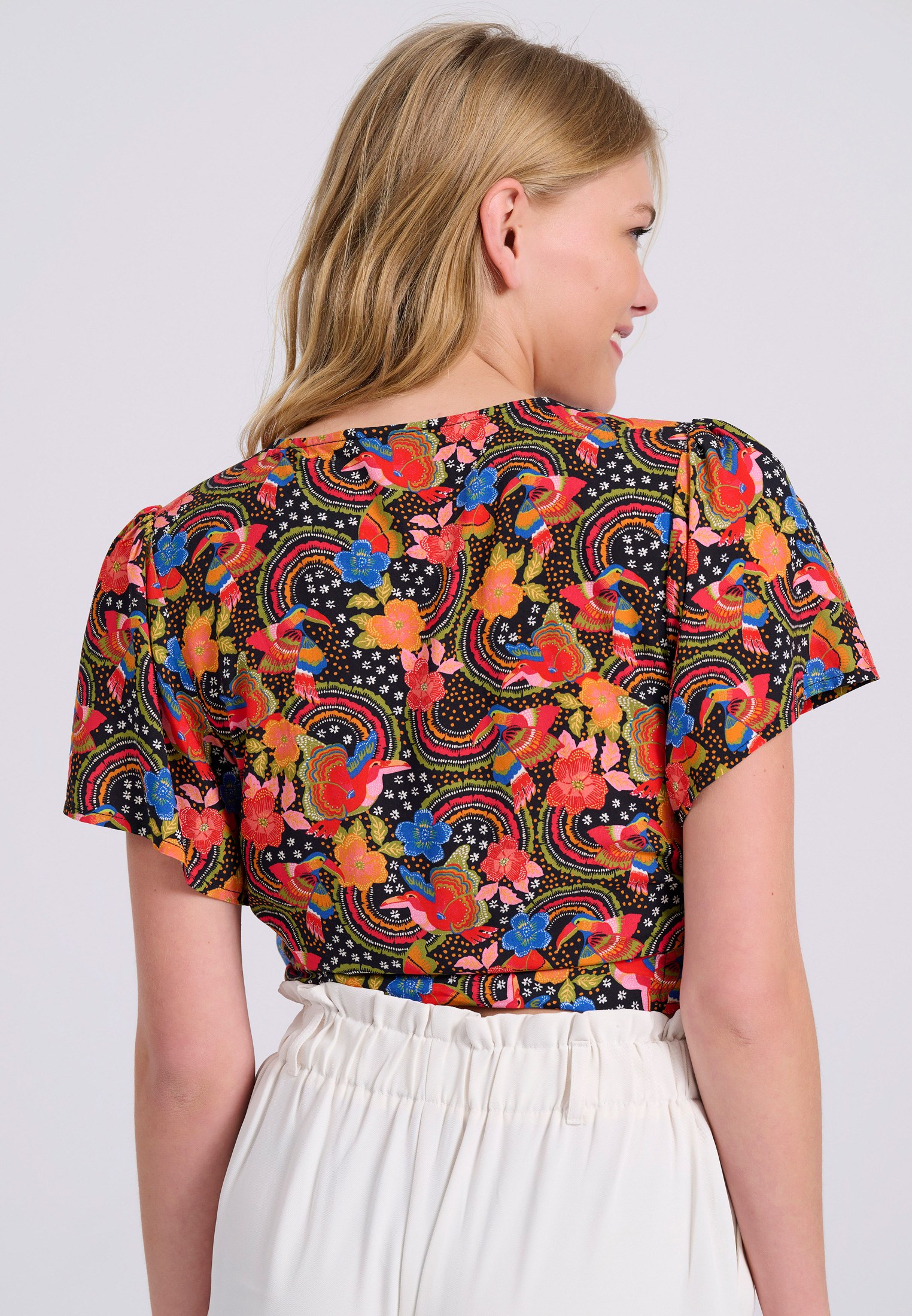 Women's Blouses Funky Buddha Multicolor