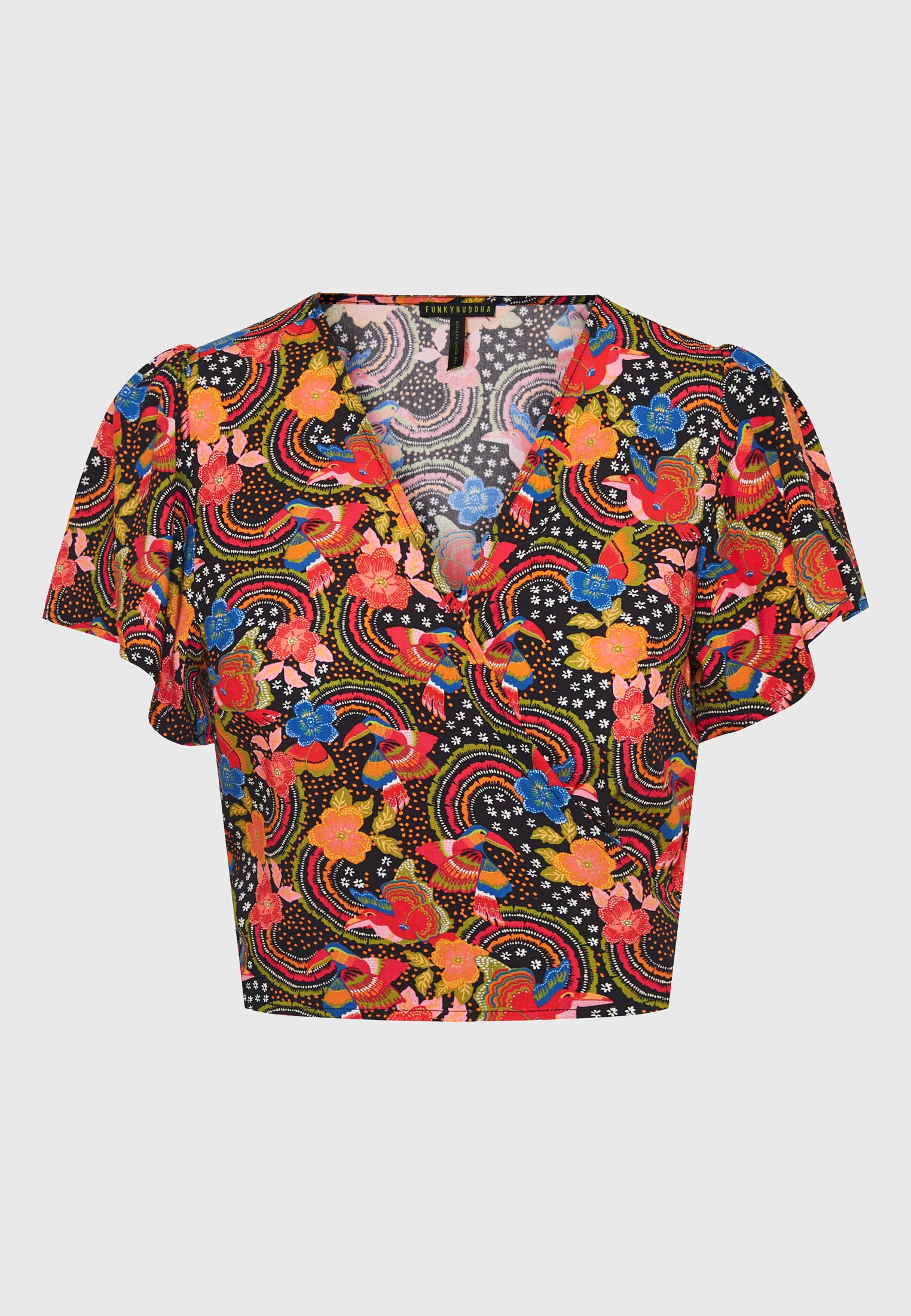 Women's Blouses Funky Buddha Multicolor