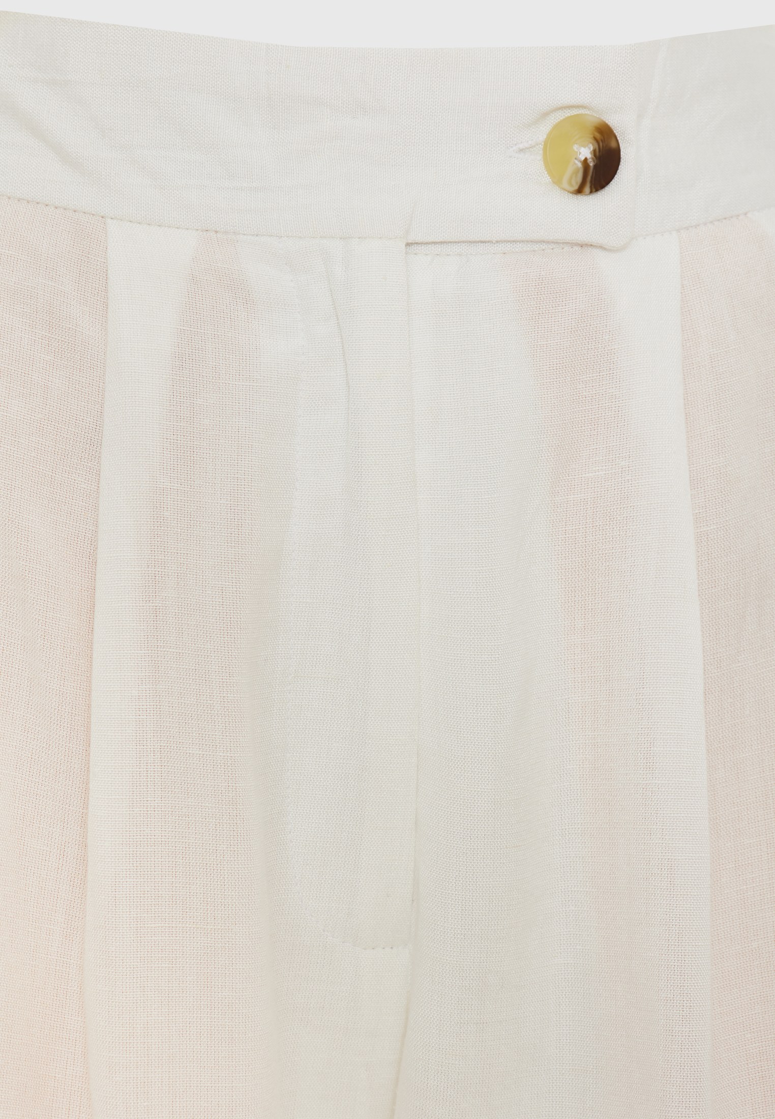 Women's Shorts Funky Buddha White