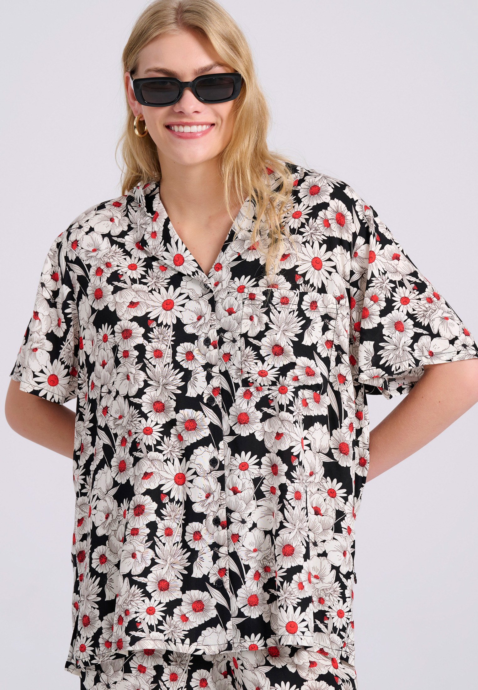 Women's Shirts Funky Buddha Black