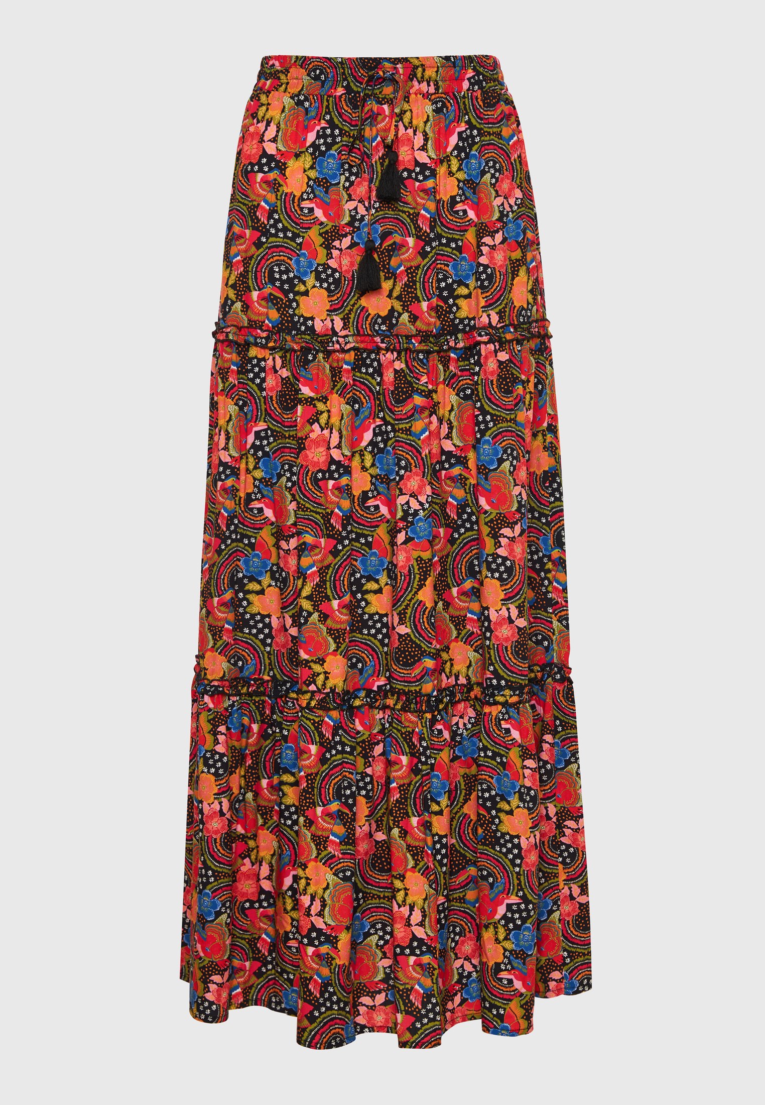 Women's Midi Skirts Funky Buddha Multicolor