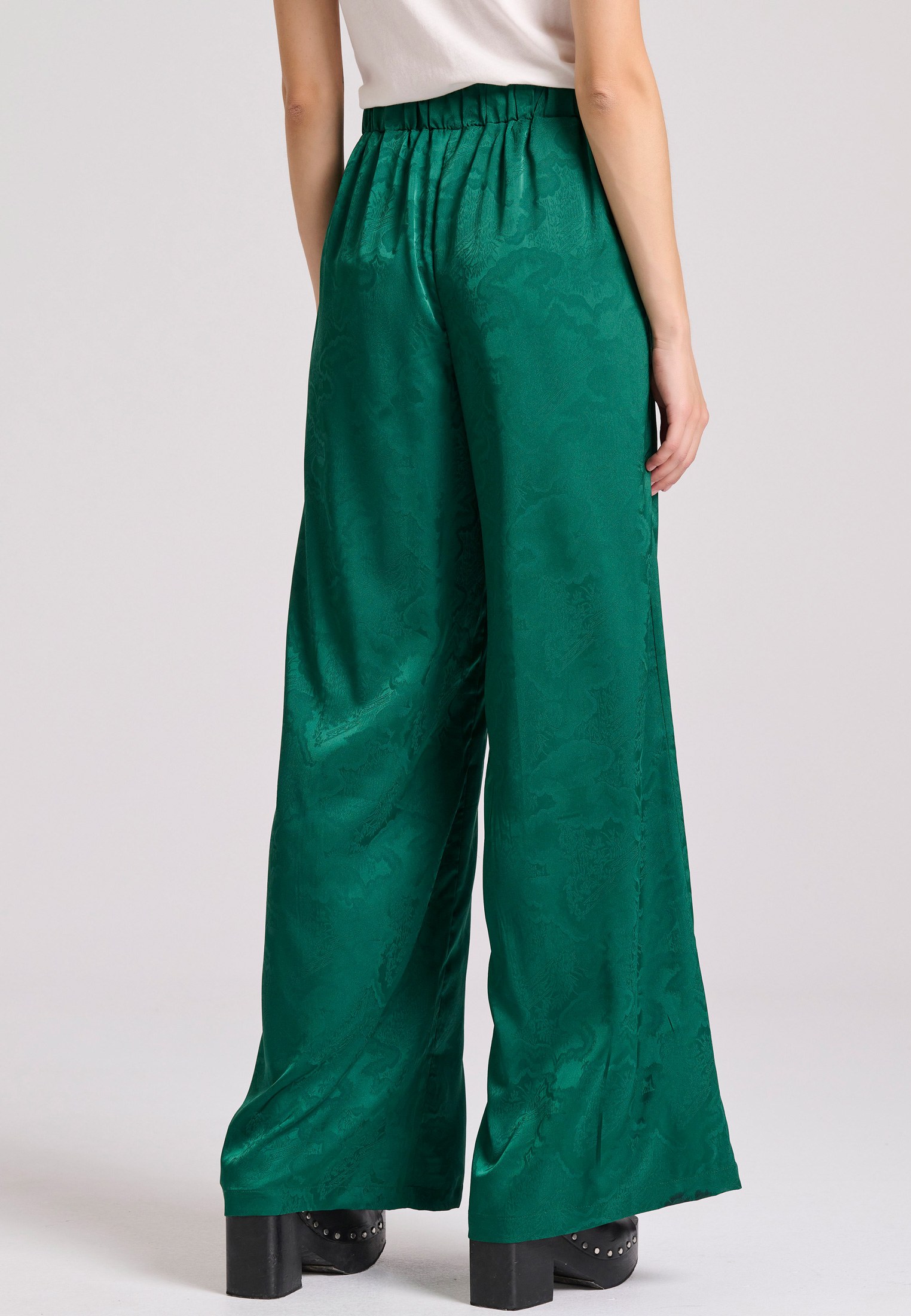 Women's Trousers Funky Buddha Green