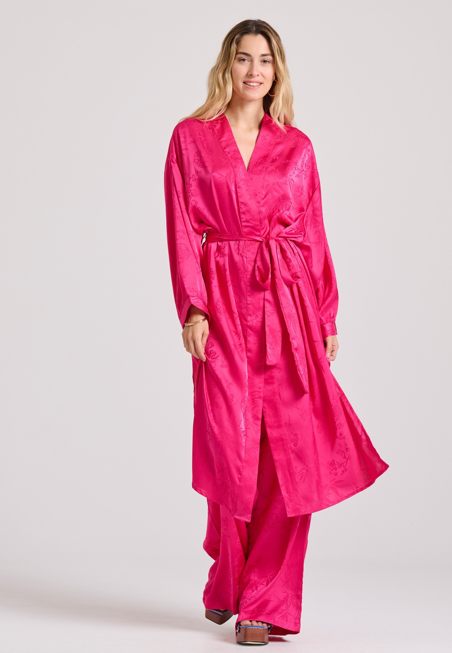 Women's Trousers Funky Buddha Fuchsia