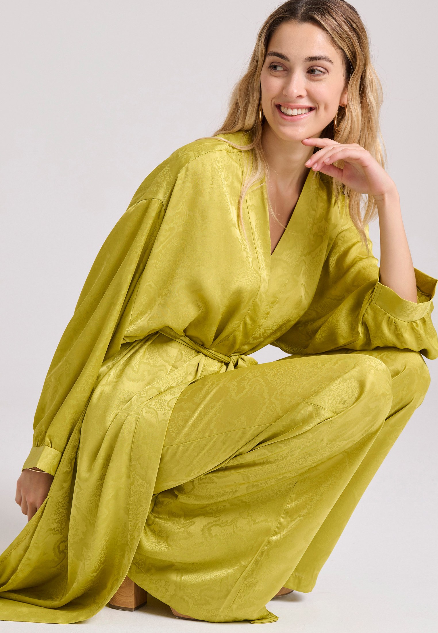 Women's Trousers Funky Buddha Yellow