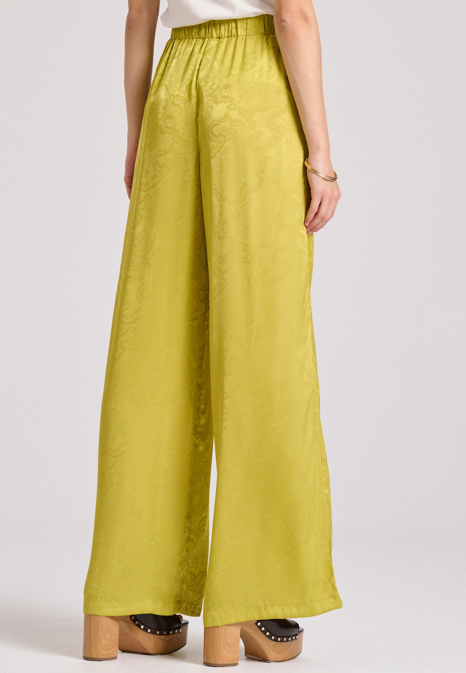 Women's Trousers Funky Buddha Yellow