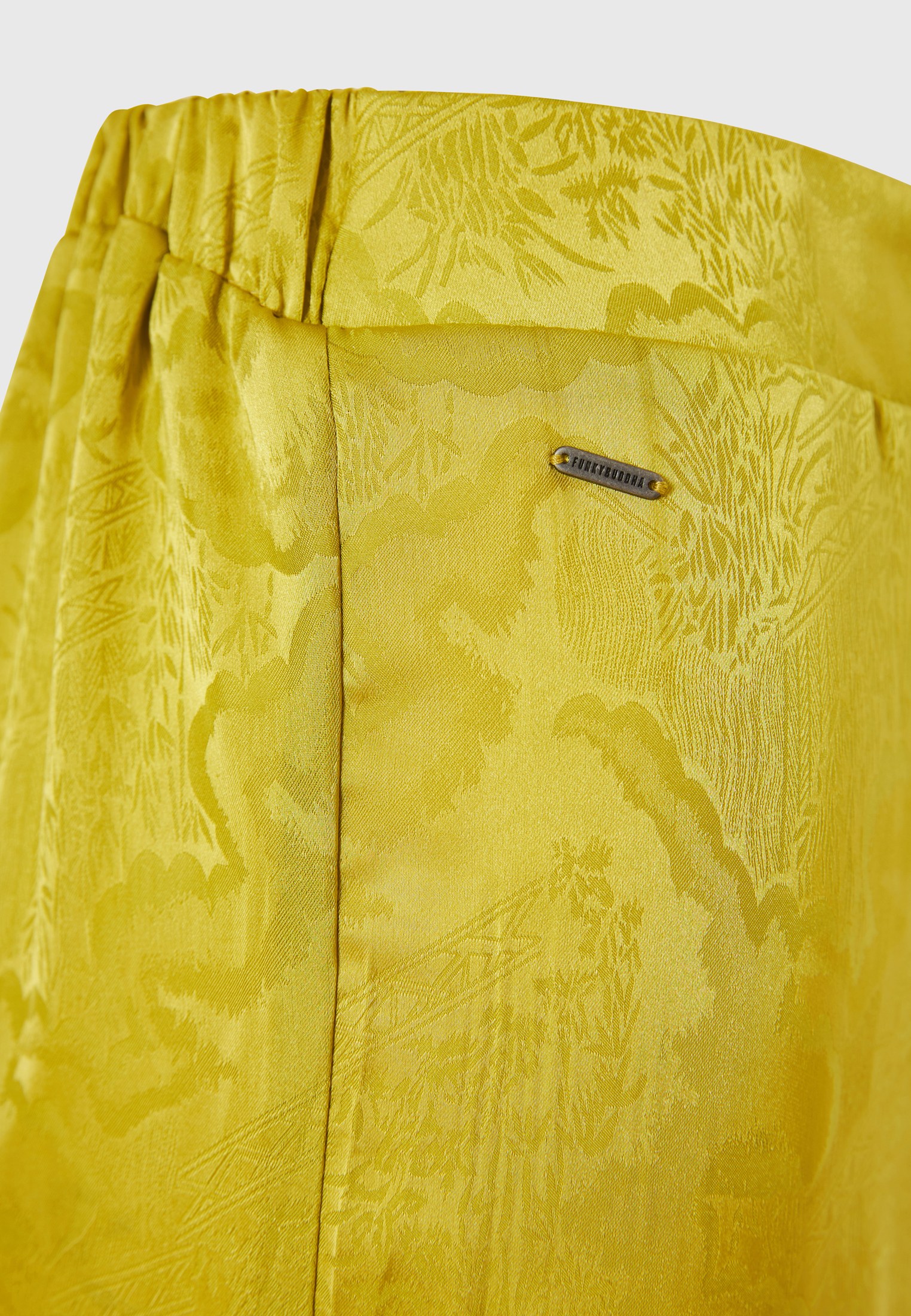 Women's Trousers Funky Buddha Yellow