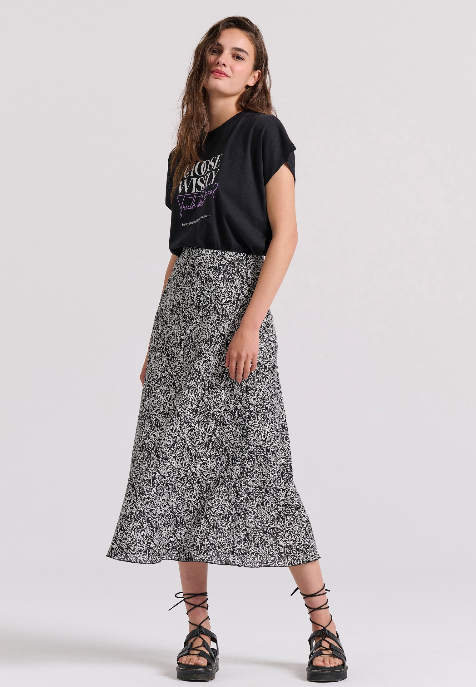 Women's Shirts Funky Buddha Black