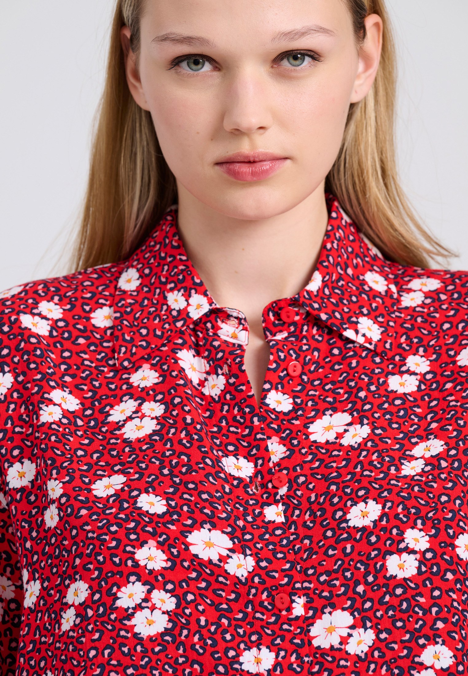 Women's Shirts Funky Buddha Red